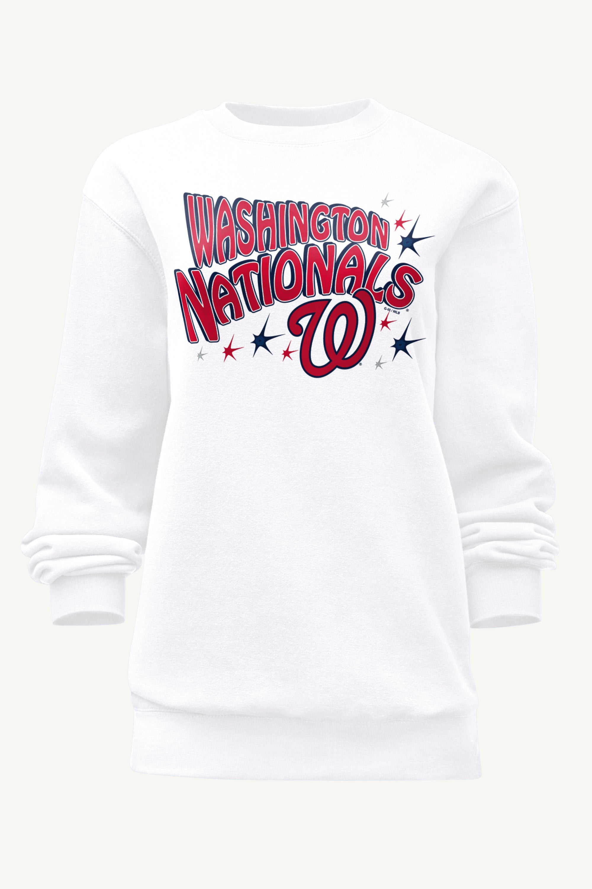 WOMENS WASHINGTON NATIONALS FIREWORKS SWEATSHIRT View 1 | Washington Nationals WOMENS WASHINGTON NATIONALS FIREWORKS SWEATSHIRT View 1 | Washington Nationals