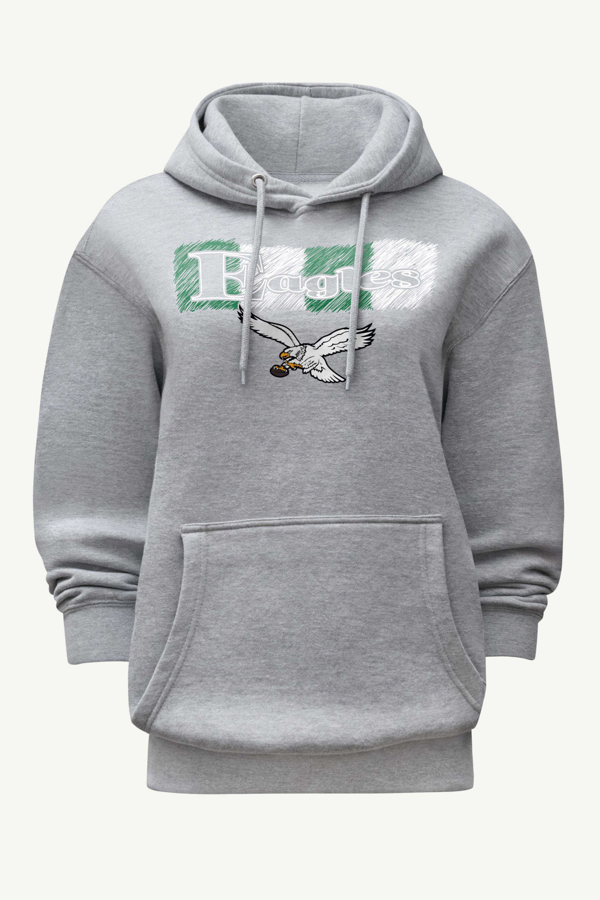 WOMENS PHILADELPHIA EAGLES COLOR SHADDING HOODIE View 1 | Philadelphia Eagles WOMENS PHILADELPHIA EAGLES COLOR SHADDING HOODIE View 1 | Philadelphia Eagles