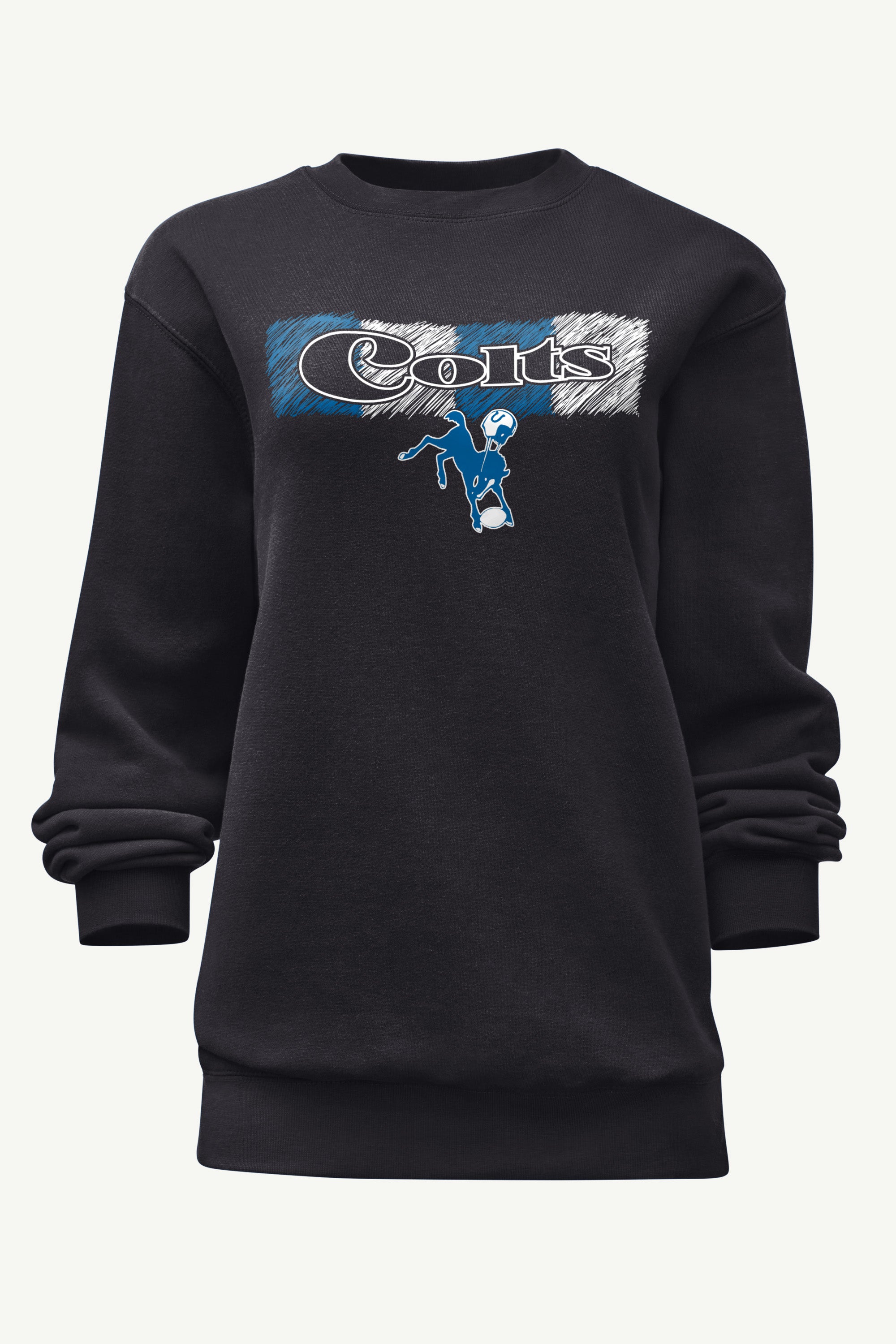 WOMENS INDIANAPOLIS COLTS COLOR SHADDING SWEATSHIRT View 1 | NFL WOMENS INDIANAPOLIS COLTS COLOR SHADDING SWEATSHIRT View 1 | NFL