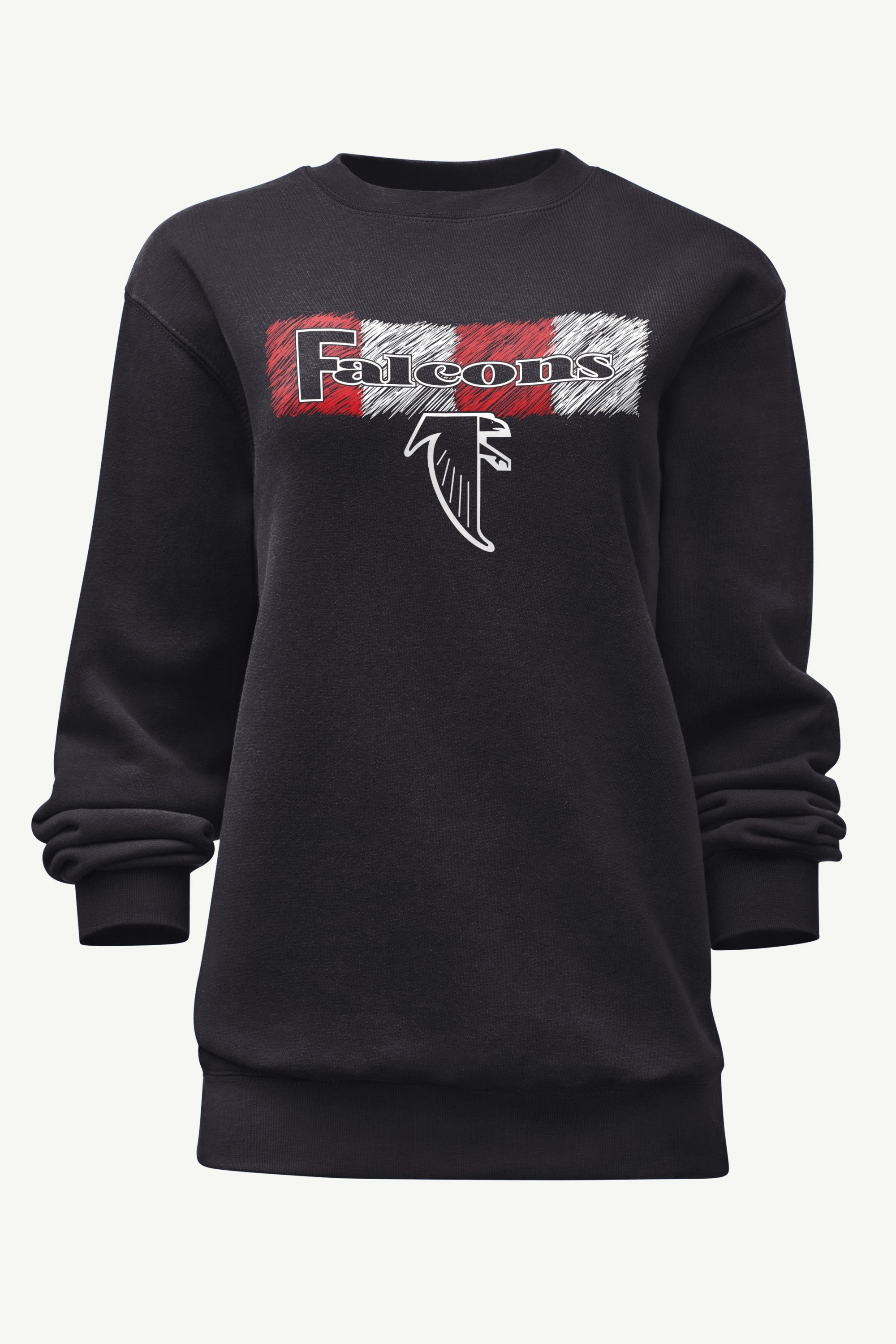 WOMENS ATLANTA FALCONS COLOR SHADDING SWEATSHIRT View 1 | Atlanta Falcons WOMENS ATLANTA FALCONS COLOR SHADDING SWEATSHIRT View 1 | Atlanta Falcons