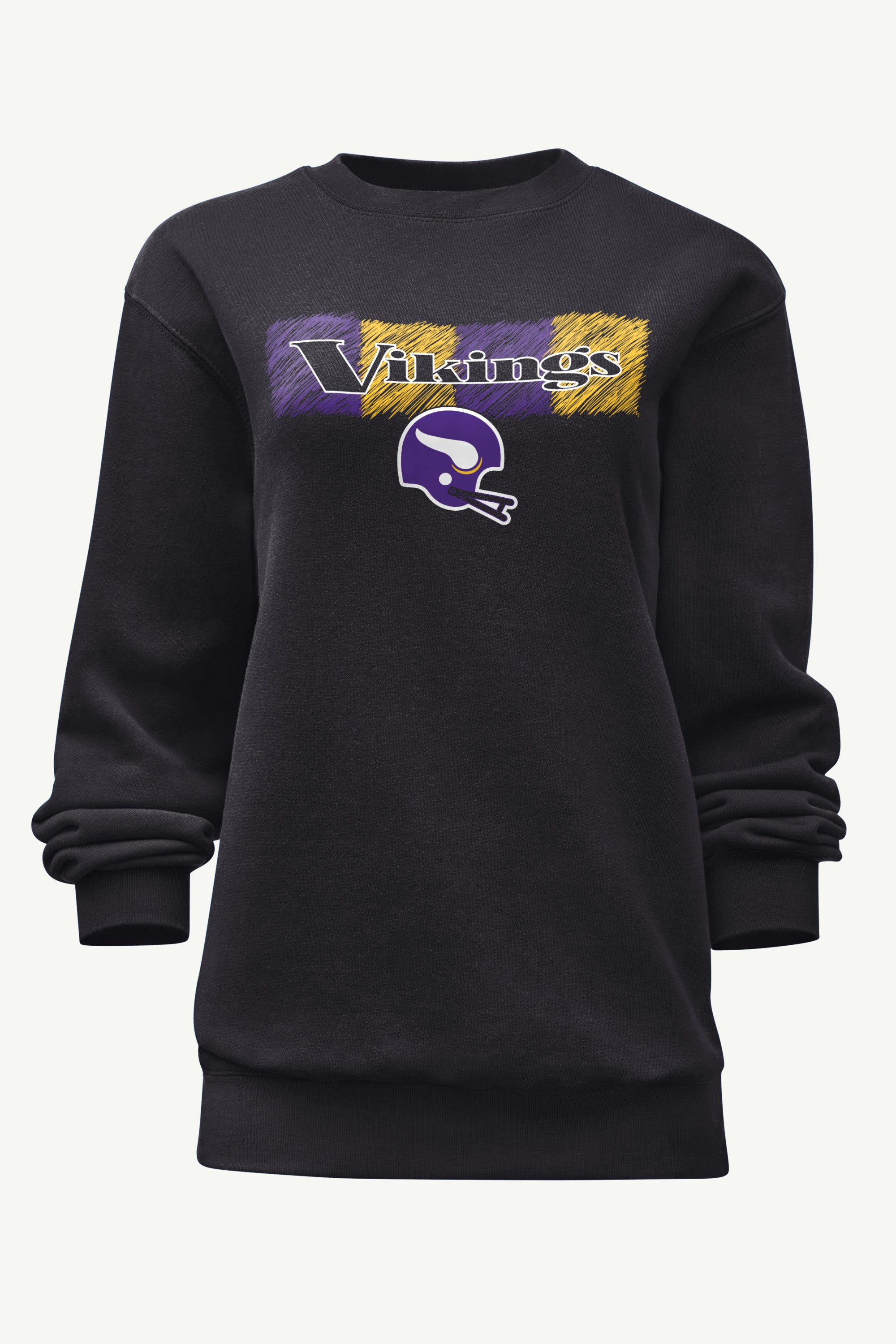 WOMENS MINNESOTA VIKINGS COLOR SHADDING SWEATSHIRT View 1 | NFL WOMENS MINNESOTA VIKINGS COLOR SHADDING SWEATSHIRT View 1 | NFL