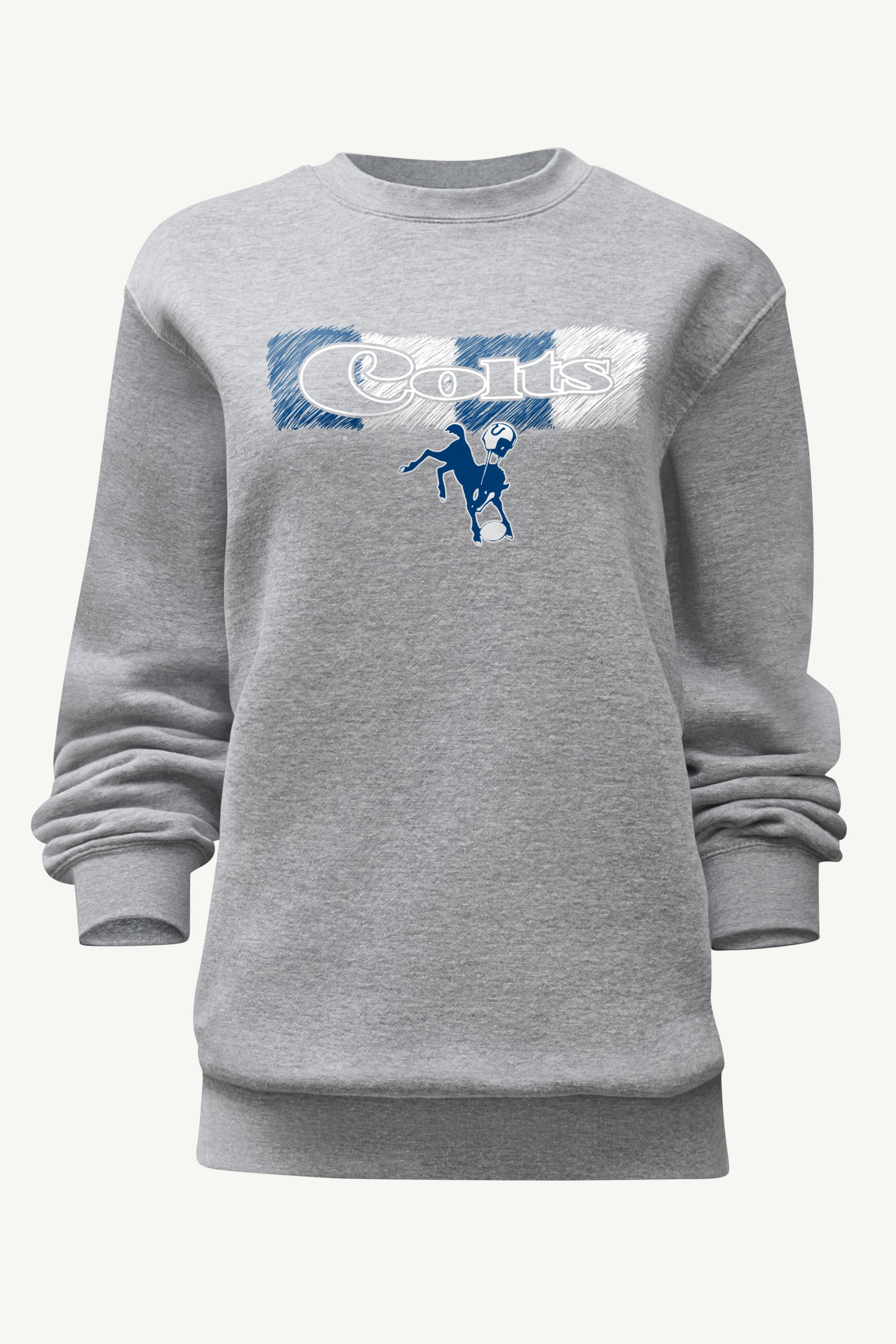 WOMENS INDIANAPOLIS COLTS COLOR SHADDING SWEATSHIRT View 1 | NFL WOMENS INDIANAPOLIS COLTS COLOR SHADDING SWEATSHIRT View 1 | NFL