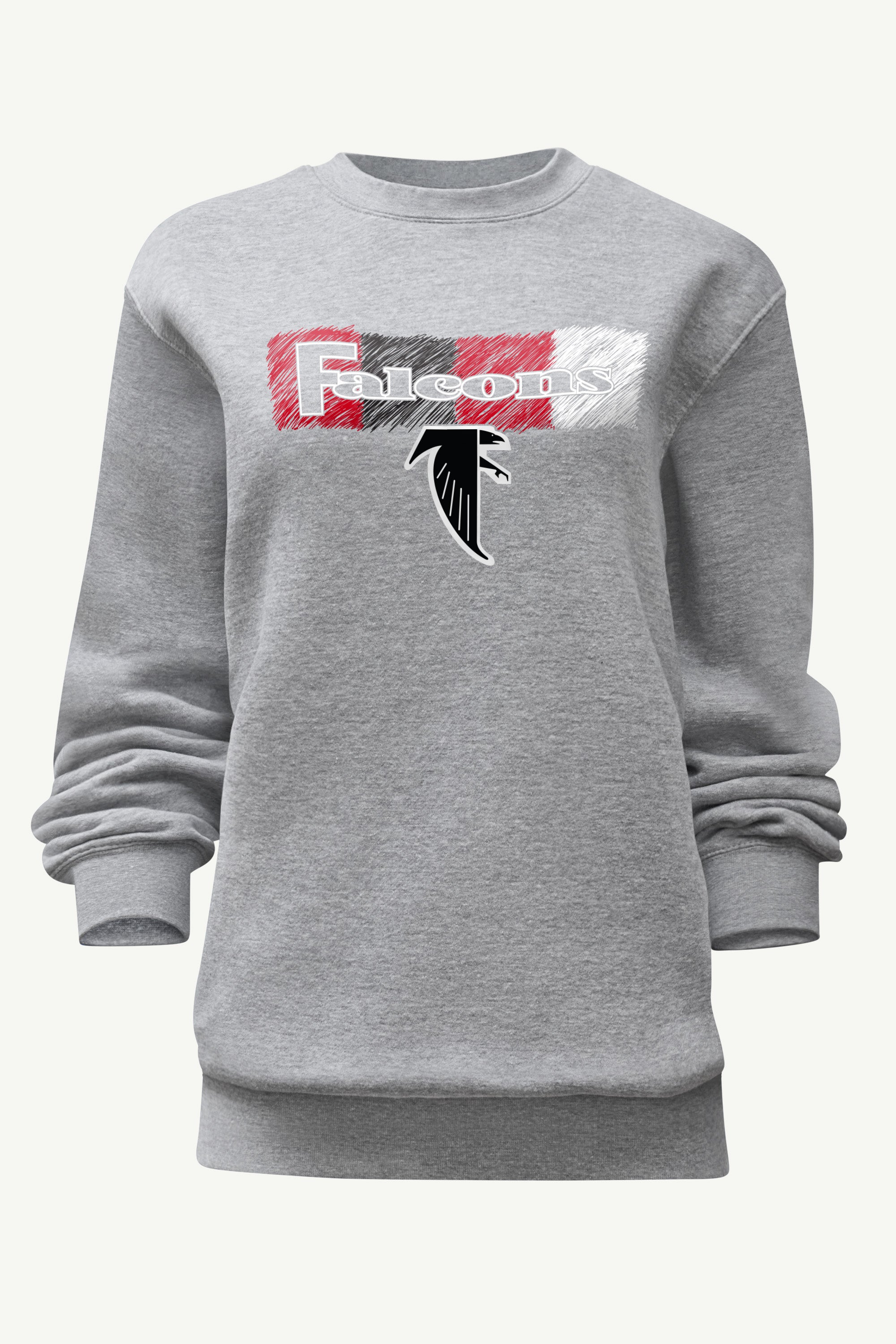 WOMENS ATLANTA FALCONS COLOR SHADDING SWEATSHIRT View 1 | Atlanta Falcons WOMENS ATLANTA FALCONS COLOR SHADDING SWEATSHIRT View 1 | Atlanta Falcons