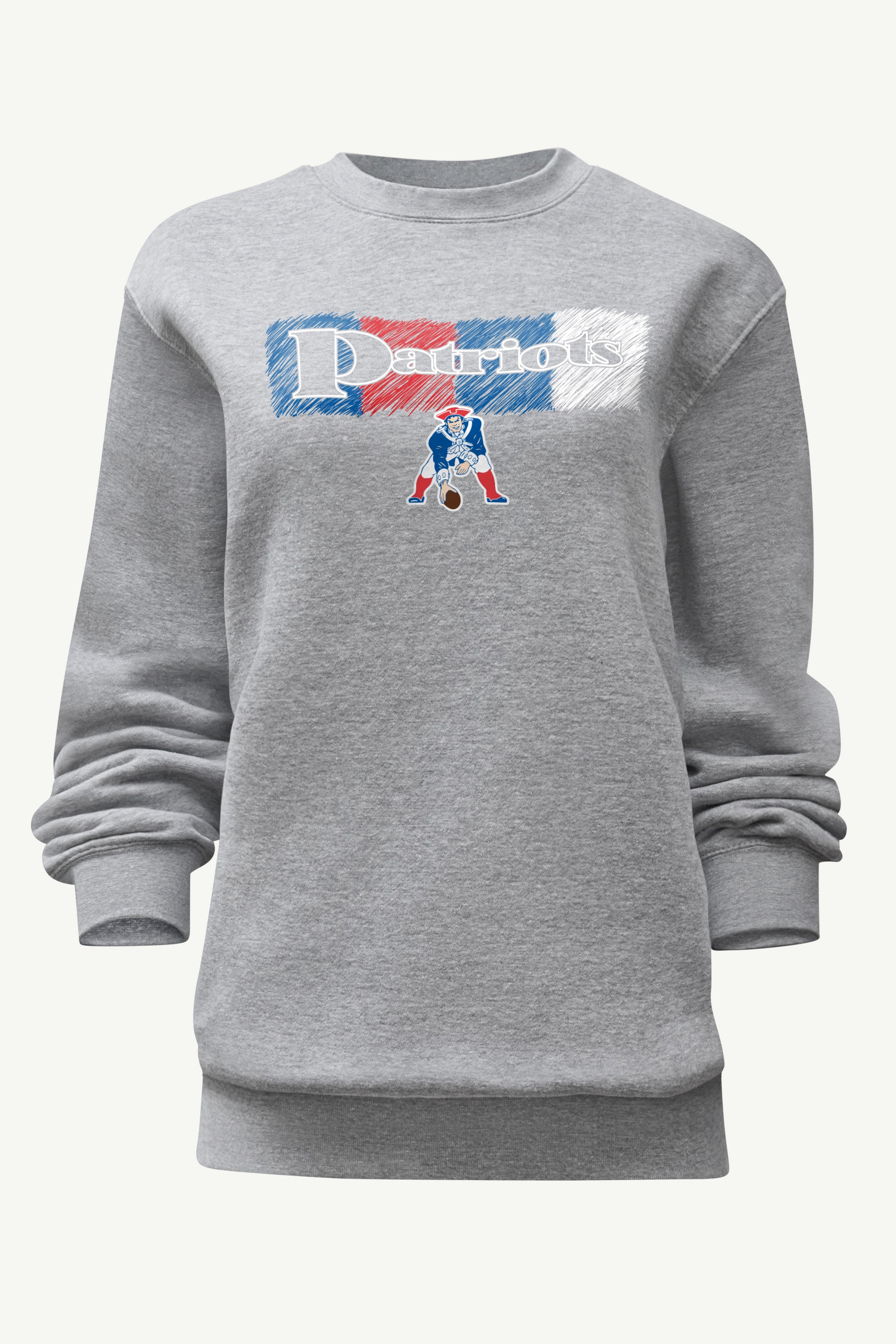 WOMENS NEW ENGLAND PATRIOTS COLOR SHADDING SWEATSHIRT View 1 | New England Patriots WOMENS NEW ENGLAND PATRIOTS COLOR SHADDING SWEATSHIRT View 1 | New England Patriots
