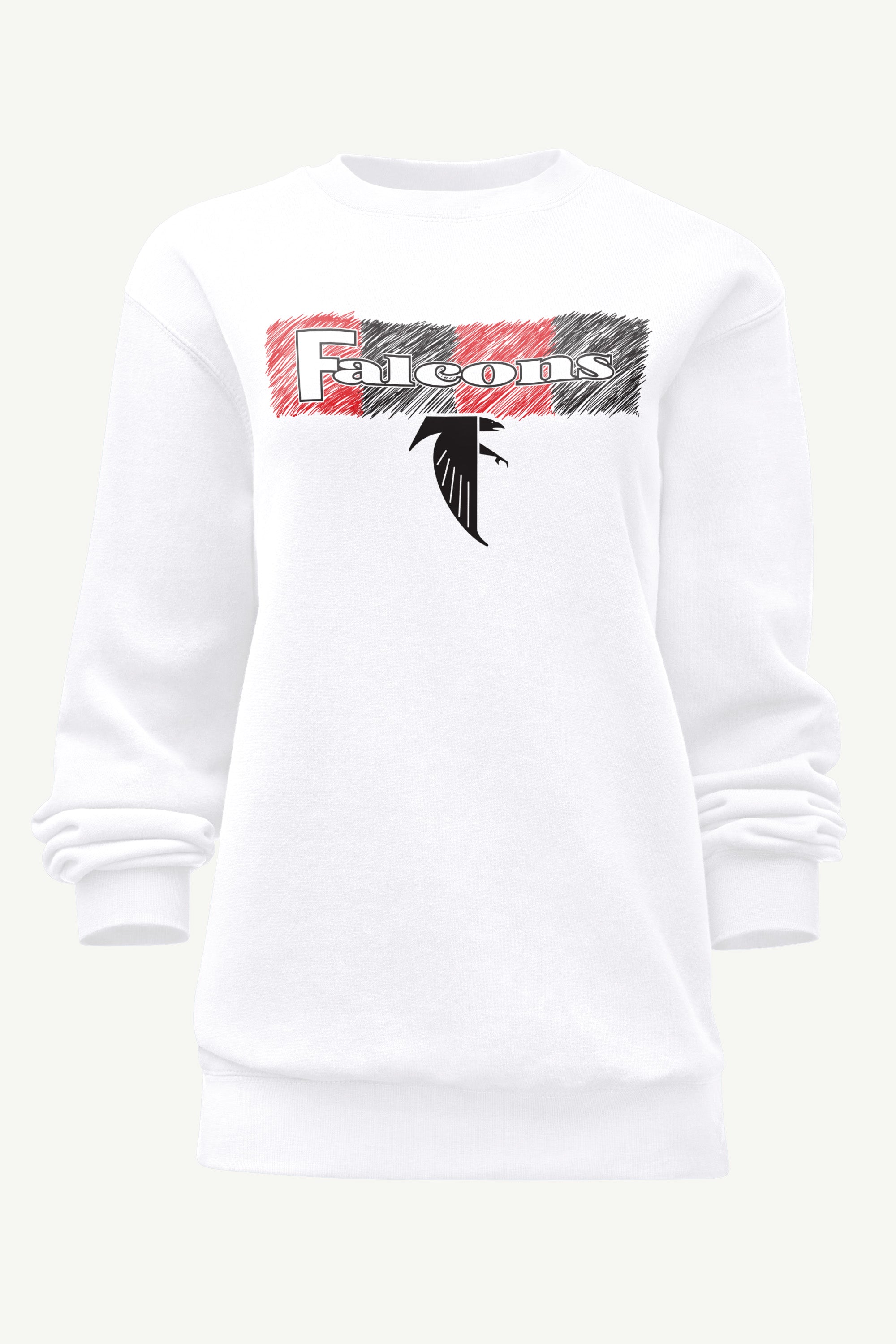 WOMENS ATLANTA FALCONS COLOR SHADDING SWEATSHIRT View 1 | Atlanta Falcons WOMENS ATLANTA FALCONS COLOR SHADDING SWEATSHIRT View 1 | Atlanta Falcons