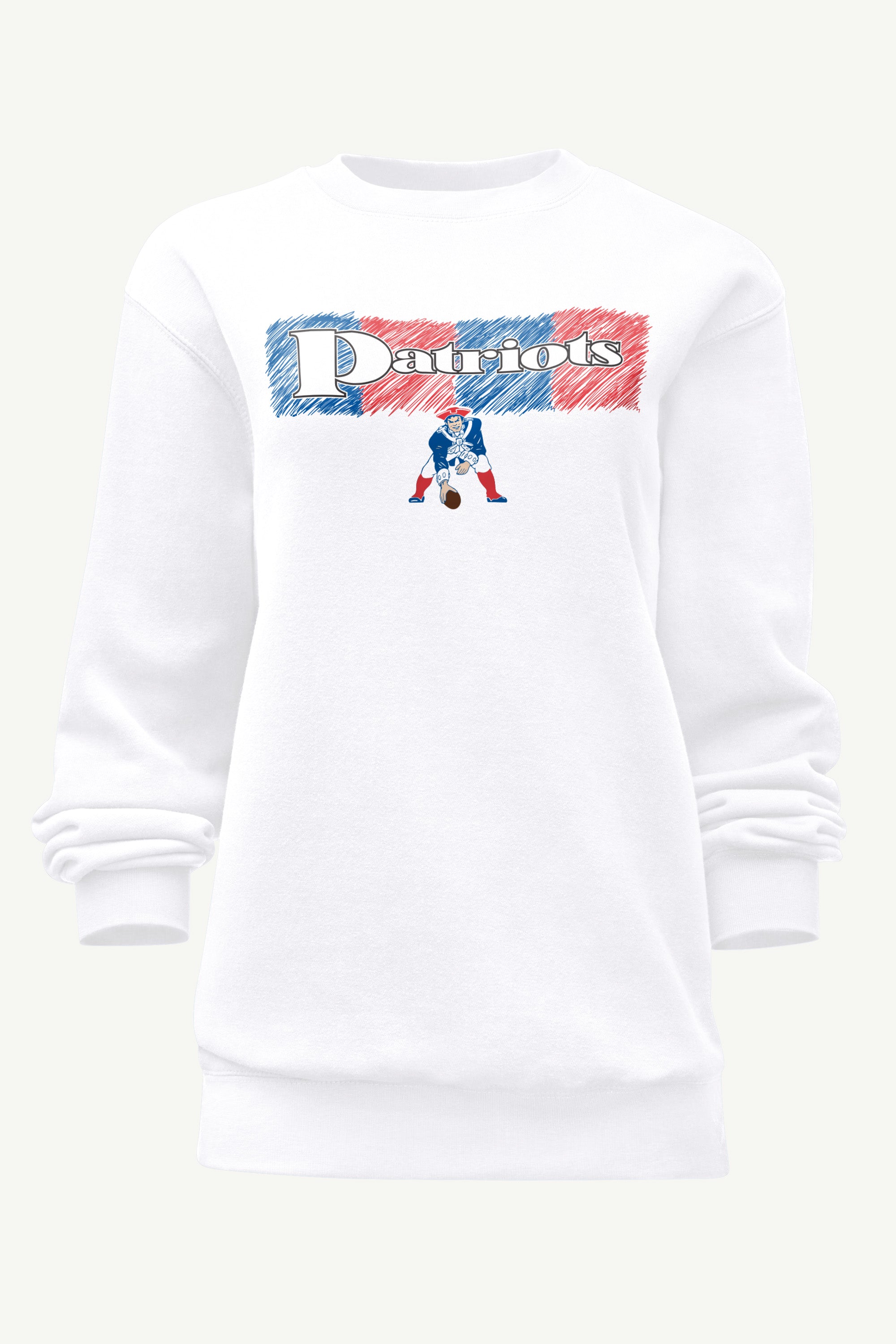 WOMENS NEW ENGLAND PATRIOTS COLOR SHADDING SWEATSHIRT View 1 | New England Patriots WOMENS NEW ENGLAND PATRIOTS COLOR SHADDING SWEATSHIRT View 1 | New England Patriots