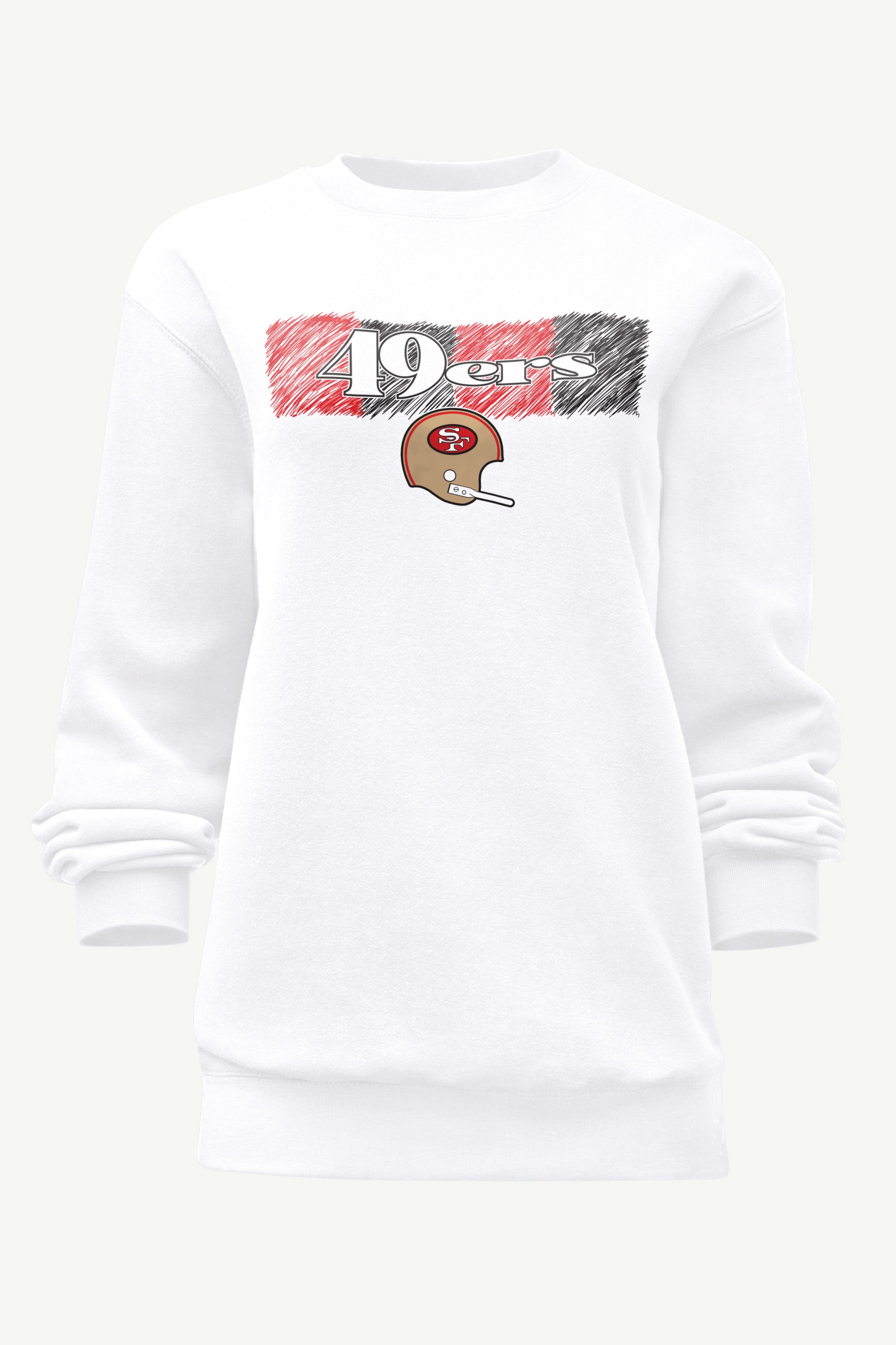 WOMENS SAN FRANCISCO 49ERS COLOR SHADDING SWEATSHIRT View 1 | San Francisco 49ers WOMENS SAN FRANCISCO 49ERS COLOR SHADDING SWEATSHIRT View 1 | San Francisco 49ers