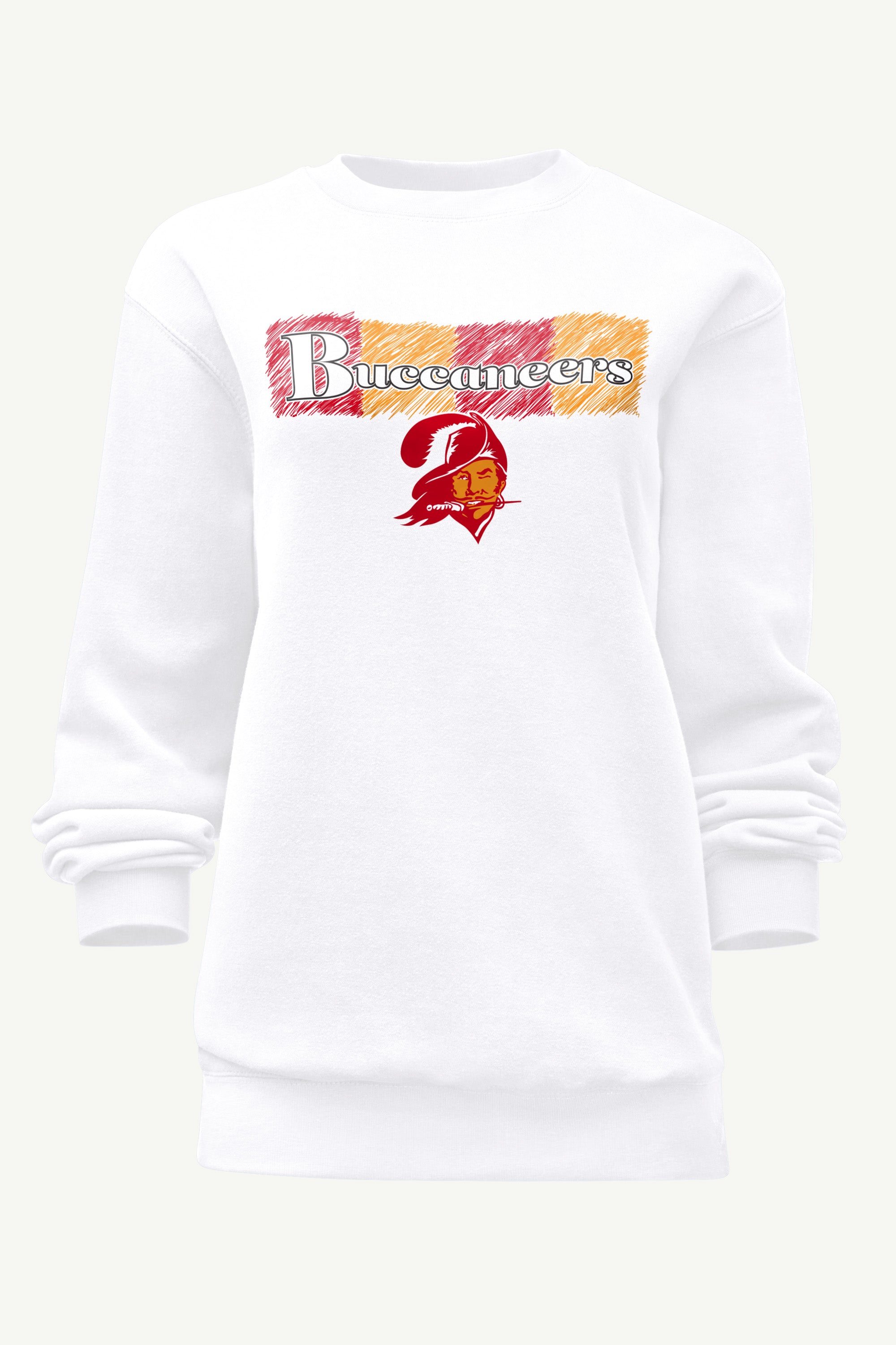 WOMENS TAMPA BAY BUCANEERS COLOR SHADDING SWEATSHIRT View 1 | Tampa Bay Buccaneers WOMENS TAMPA BAY BUCANEERS COLOR SHADDING SWEATSHIRT View 1 | Tampa Bay Buccaneers