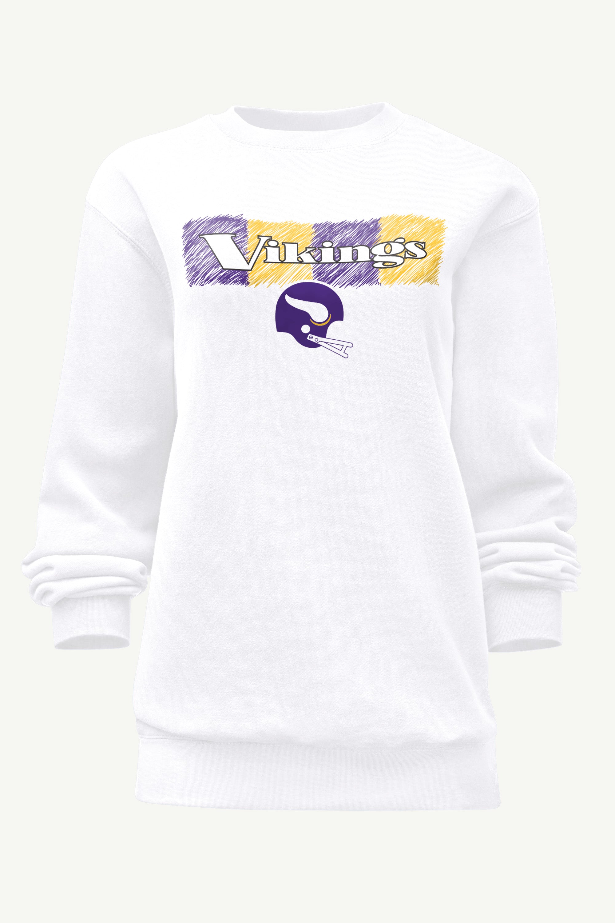 WOMENS MINNESOTA VIKINGS COLOR SHADDING SWEATSHIRT View 1 | Minnesota Vikings WOMENS MINNESOTA VIKINGS COLOR SHADDING SWEATSHIRT View 1 | Minnesota Vikings