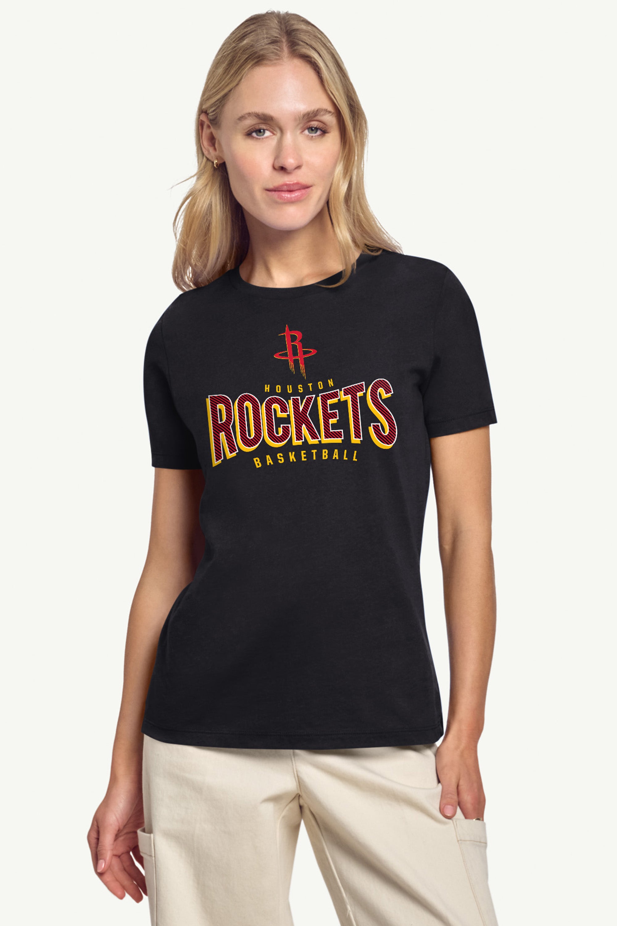WOMENS HOUSTON ROCKETS UNDER THE ARCH T SHIRT View 1 | Houston Rockets WOMENS HOUSTON ROCKETS UNDER THE ARCH T SHIRT View 1 | Houston Rockets