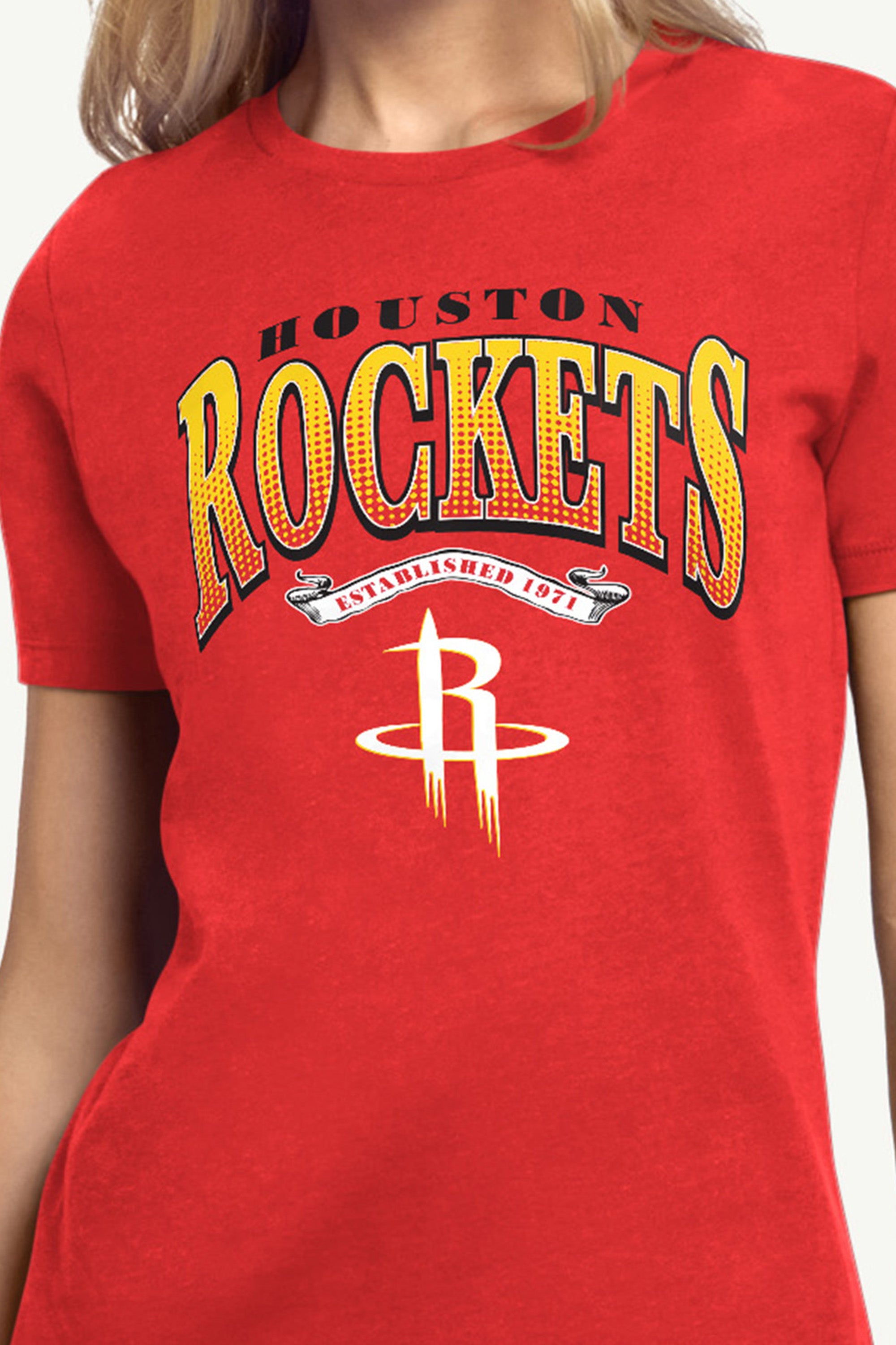 WOMENS HOUSTON ROCKETS 3-POINT LEGACY T SHIRT View 2 | Houston Rockets WOMENS HOUSTON ROCKETS 3-POINT LEGACY T SHIRT View 2 | Houston Rockets