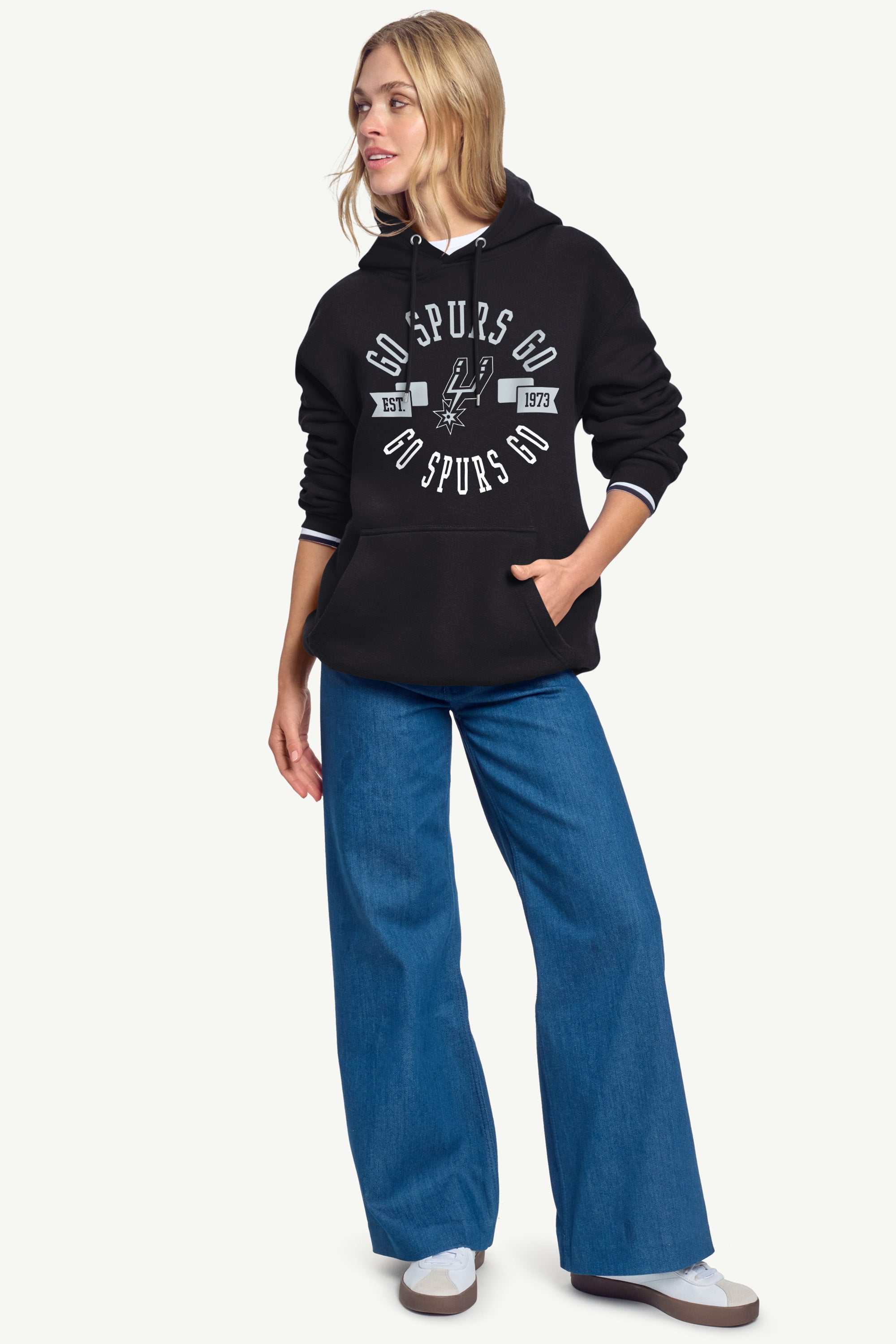 WOMENS SAN ANTONIO SPURS GO SPURS GO HOODIE View 4 WOMENS SAN ANTONIO SPURS GO SPURS GO HOODIE View 4