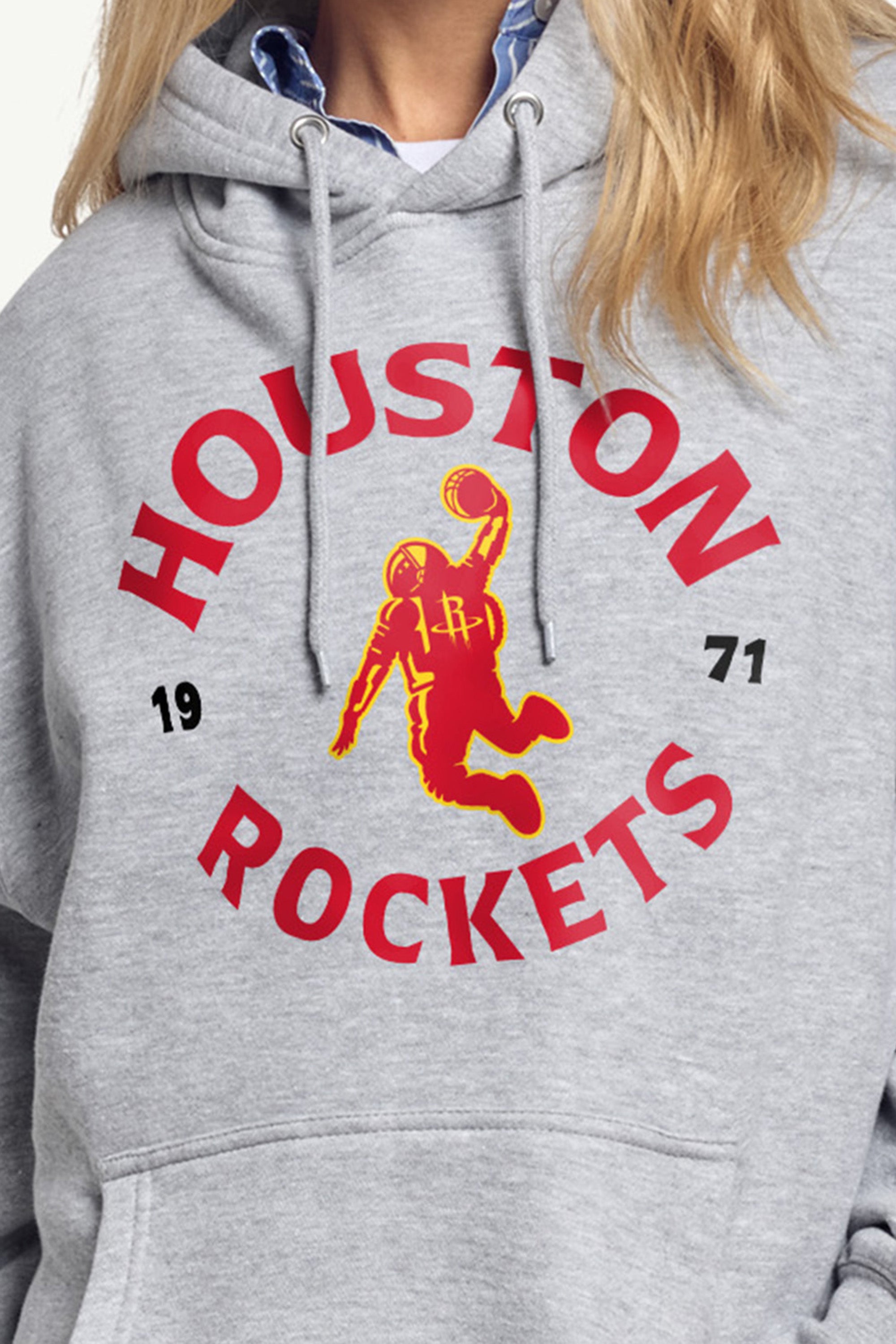 WOMENS HOUSTON ROCKETS FOUNDING SEASON HOODIE View 2 | STARTER JACKETS WOMENS HOUSTON ROCKETS FOUNDING SEASON HOODIE View 2 | STARTER JACKETS