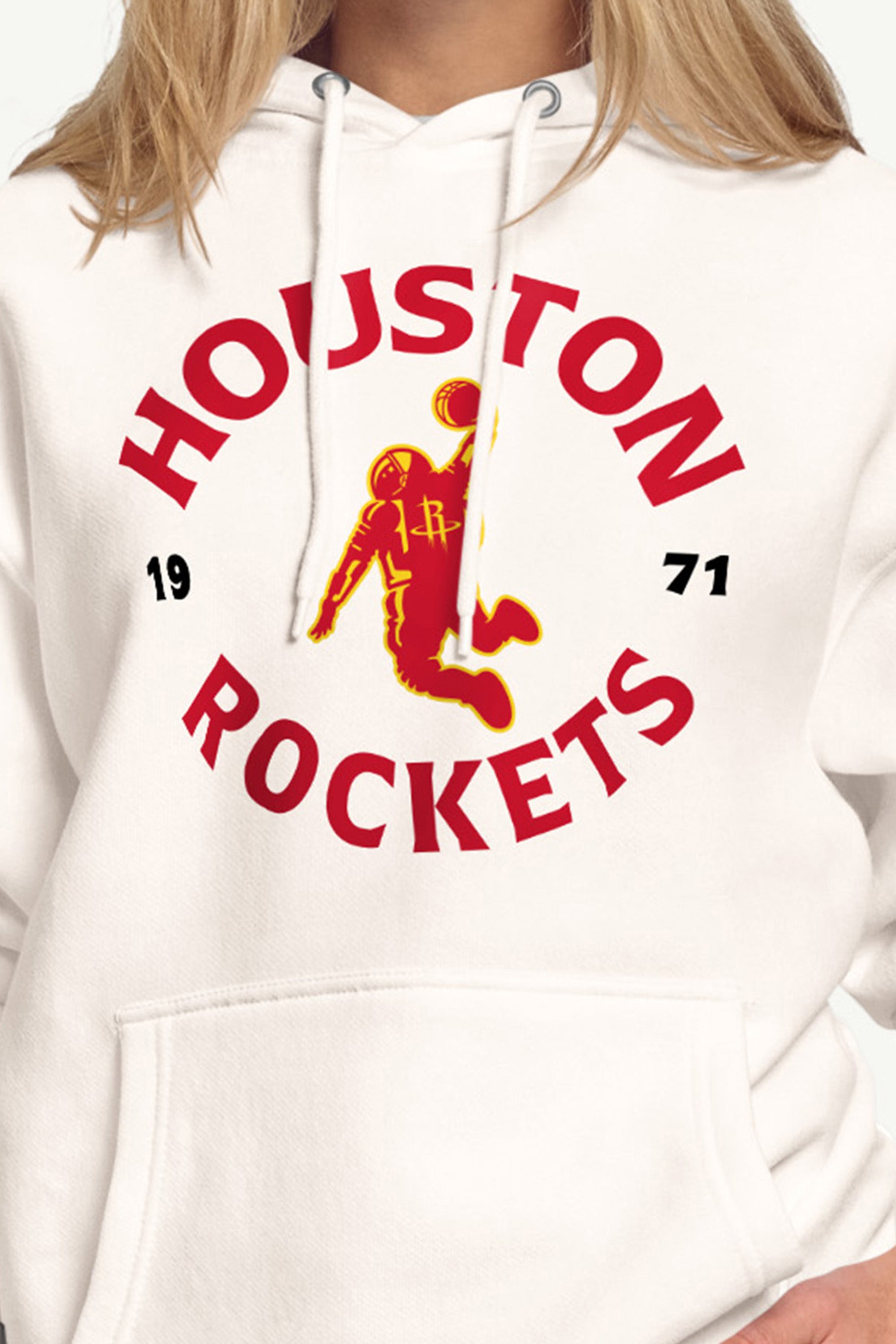 WOMENS HOUSTON ROCKETS FOUNDING SEASON HOODIE View 2 WOMENS HOUSTON ROCKETS FOUNDING SEASON HOODIE View 2