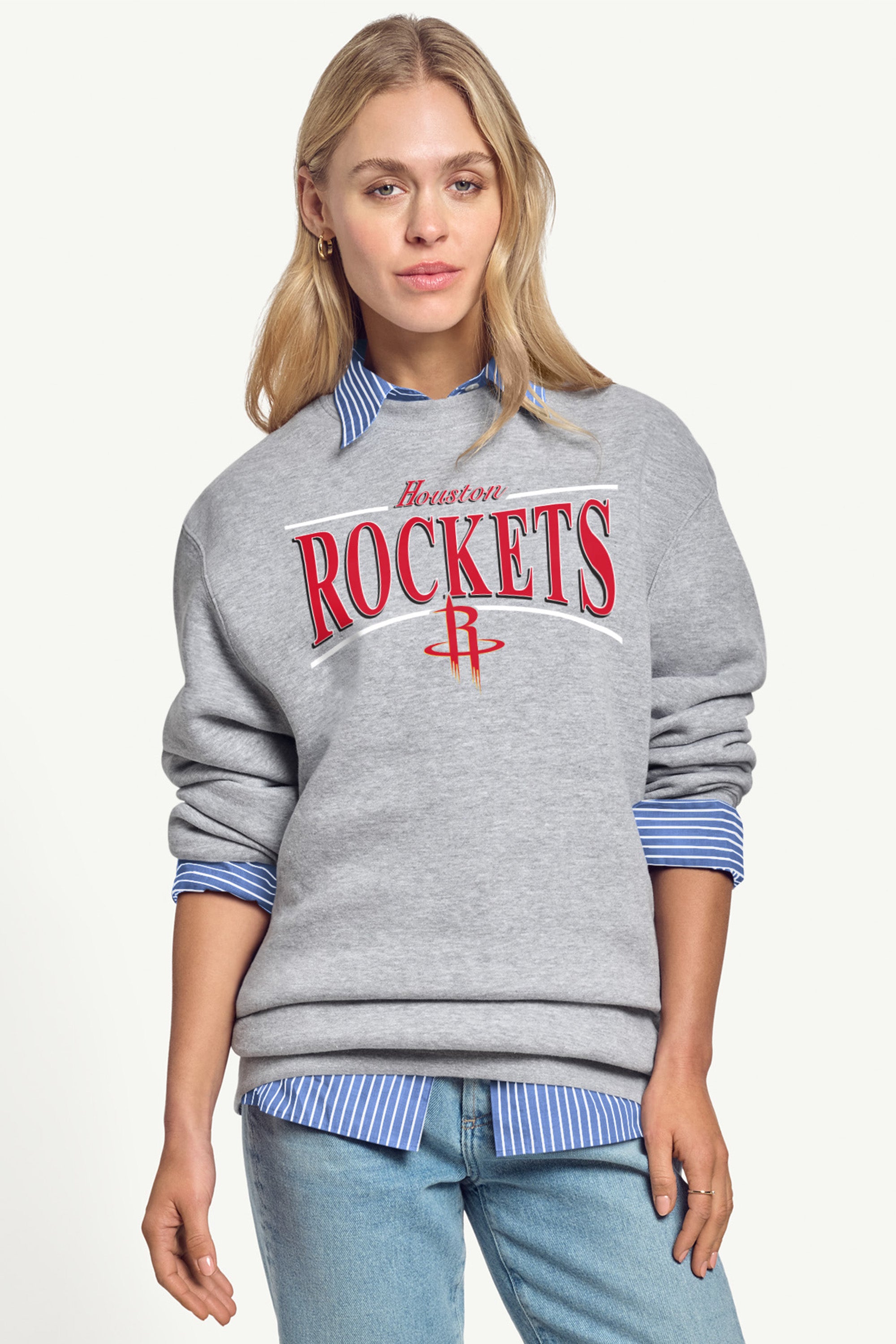 WOMENS HOUSTON ROCKETS ARCH SWEATSHIRT View 1 | STARTER JACKETS WOMENS HOUSTON ROCKETS ARCH SWEATSHIRT View 1 | STARTER JACKETS