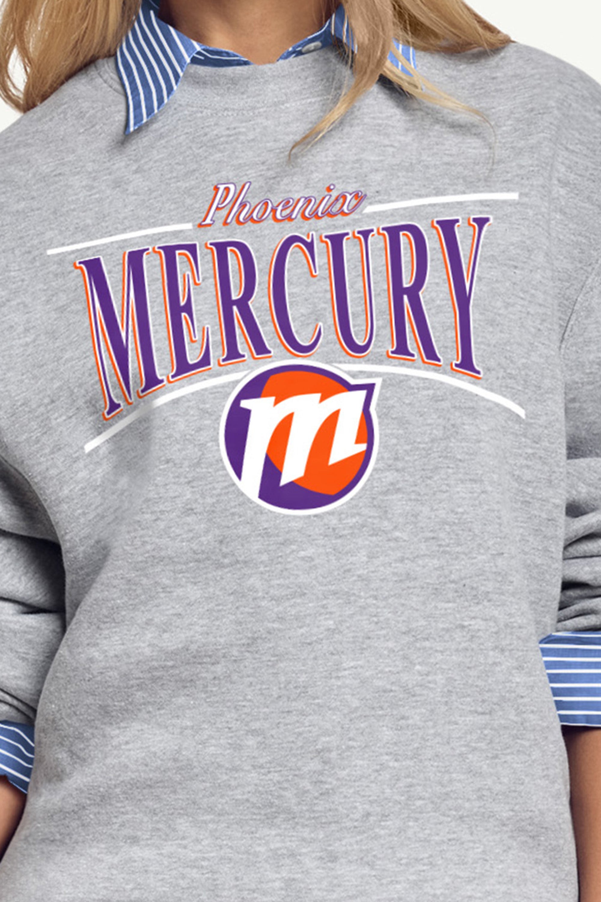 WOMENS WNBA PHOENIX MERCURY ARCH SWEATSHIRT View 2 | Phoenix Mercury WOMENS WNBA PHOENIX MERCURY ARCH SWEATSHIRT View 2 | Phoenix Mercury