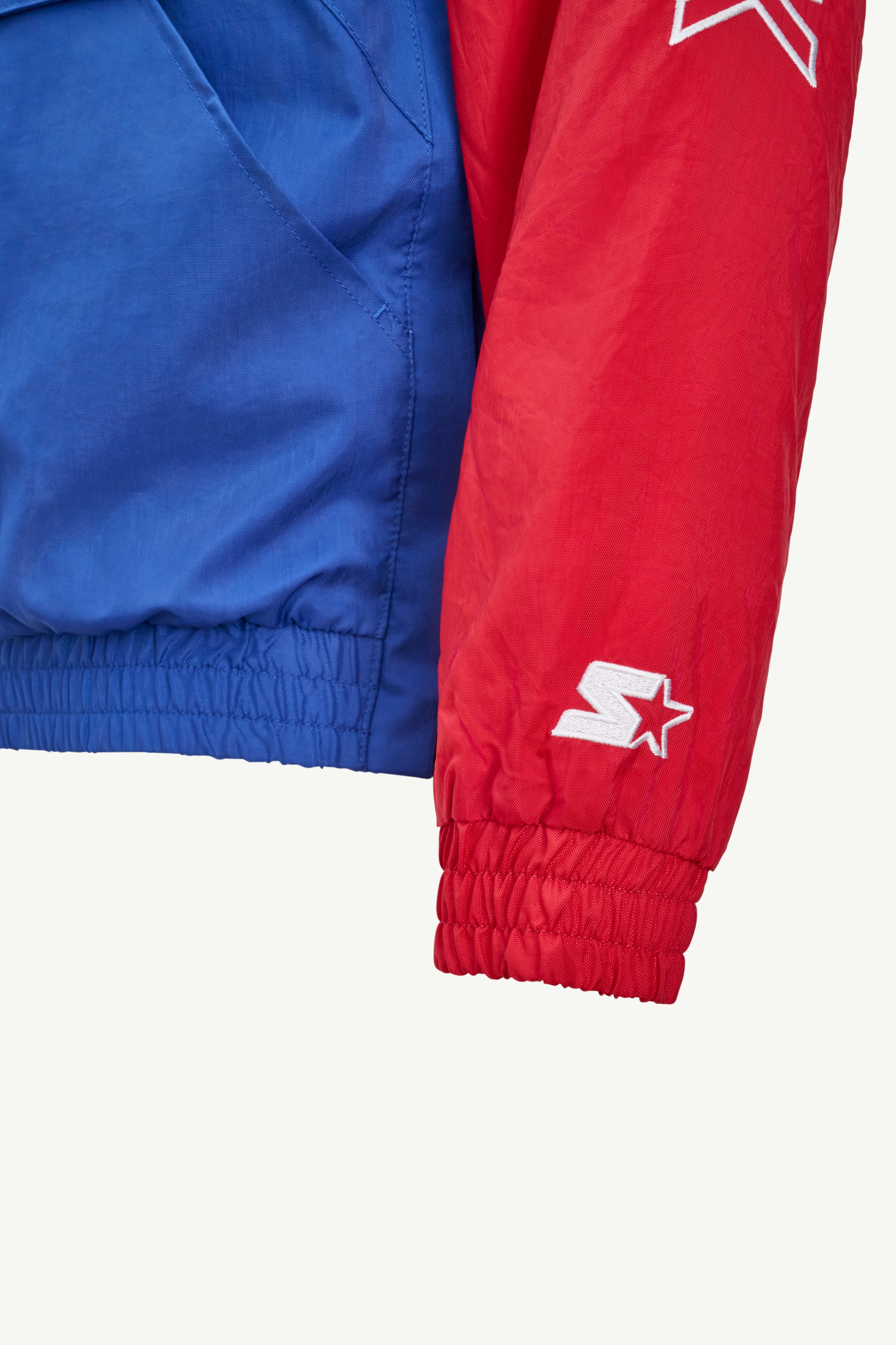 MENS NEW YORK GIANTS QUARTER ZIP JACKET View 5 | STARTER CLASSICS