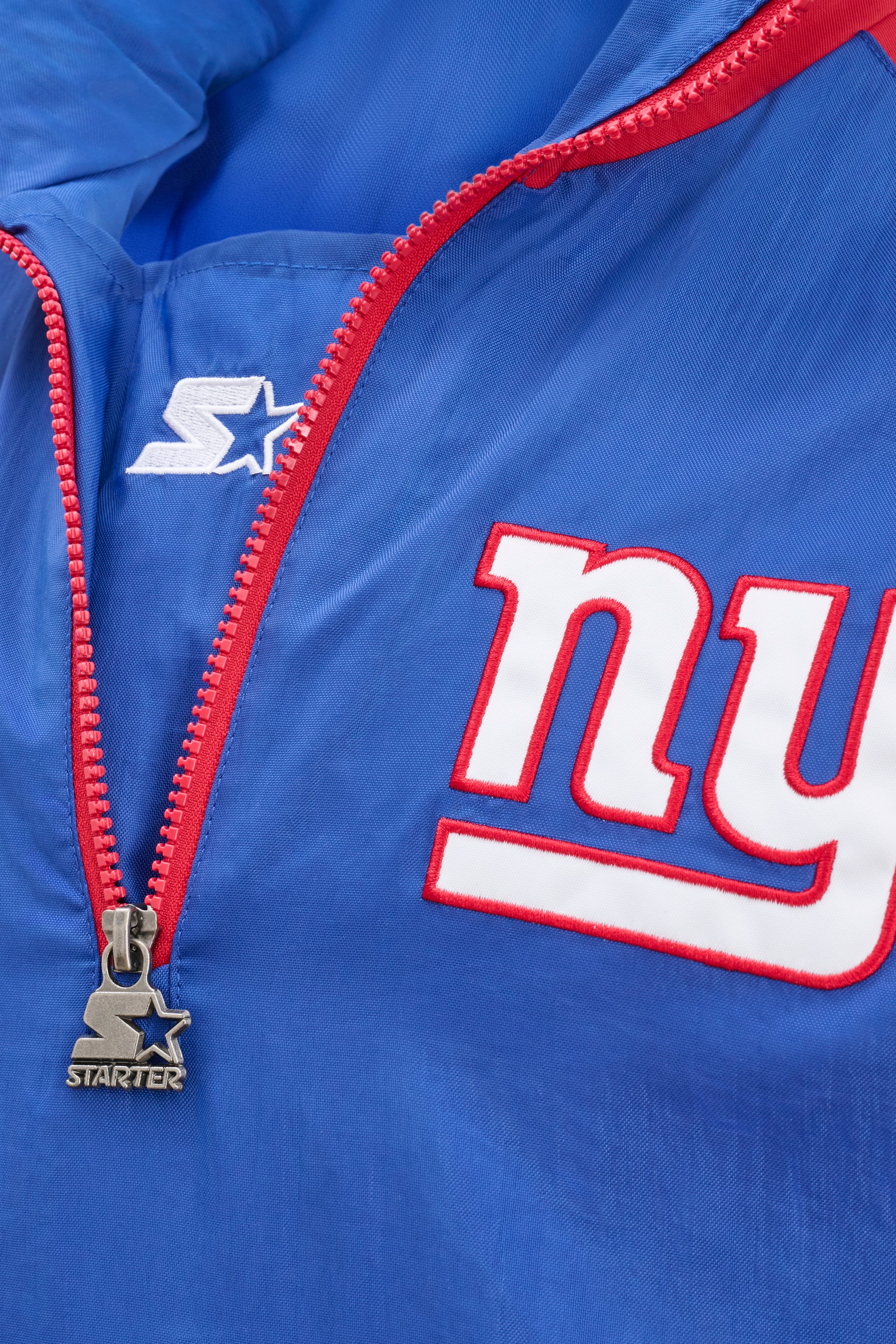 MENS NEW YORK GIANTS QUARTER ZIP JACKET View 4 | STARTER CLASSICS