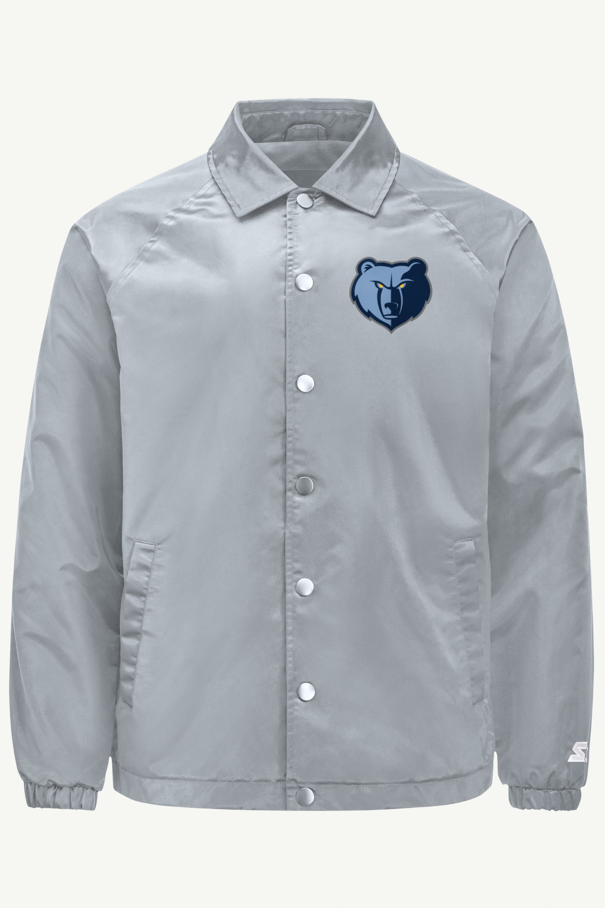 MENS MEMPHIS GRIZZLIES HALF BALL COACHES JACKET View 1 | Men's Jackets