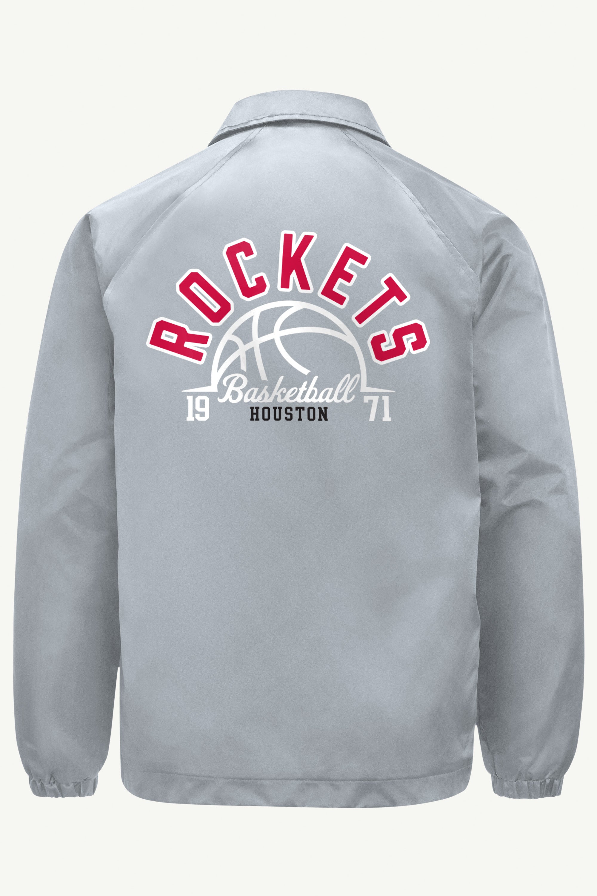 MENS HOUSTON ROCKETS HALF BALL COACHES JACKET View 2