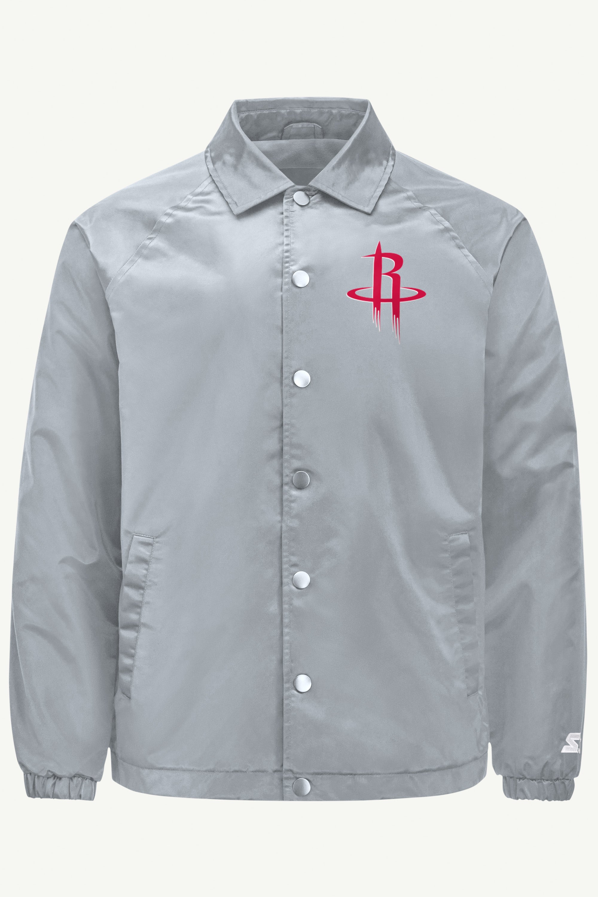 MENS HOUSTON ROCKETS HALF BALL COACHES JACKET View 1