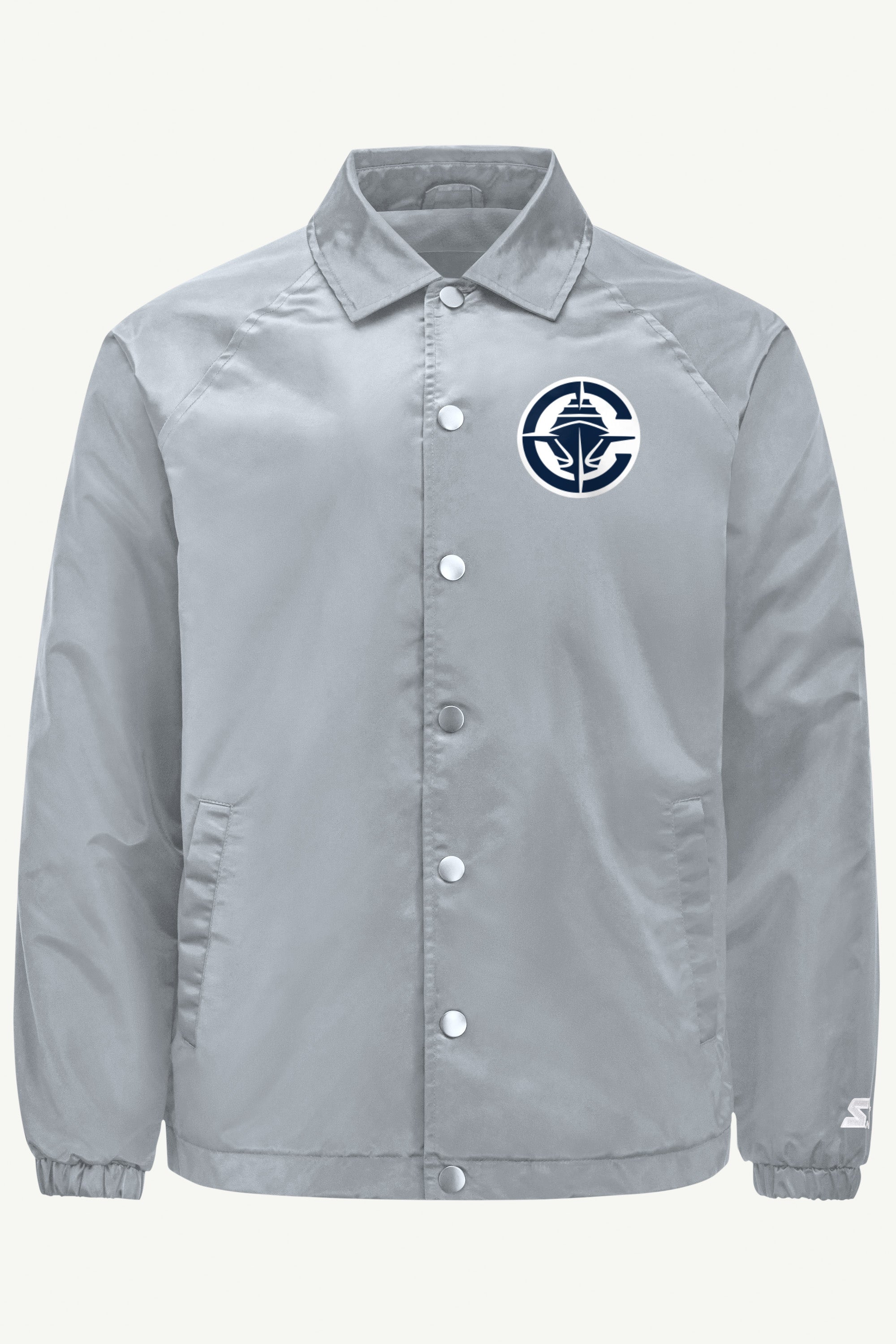 MENS LOS ANGELES CLIPPERS HALF BALL COACHES JACKET View 1