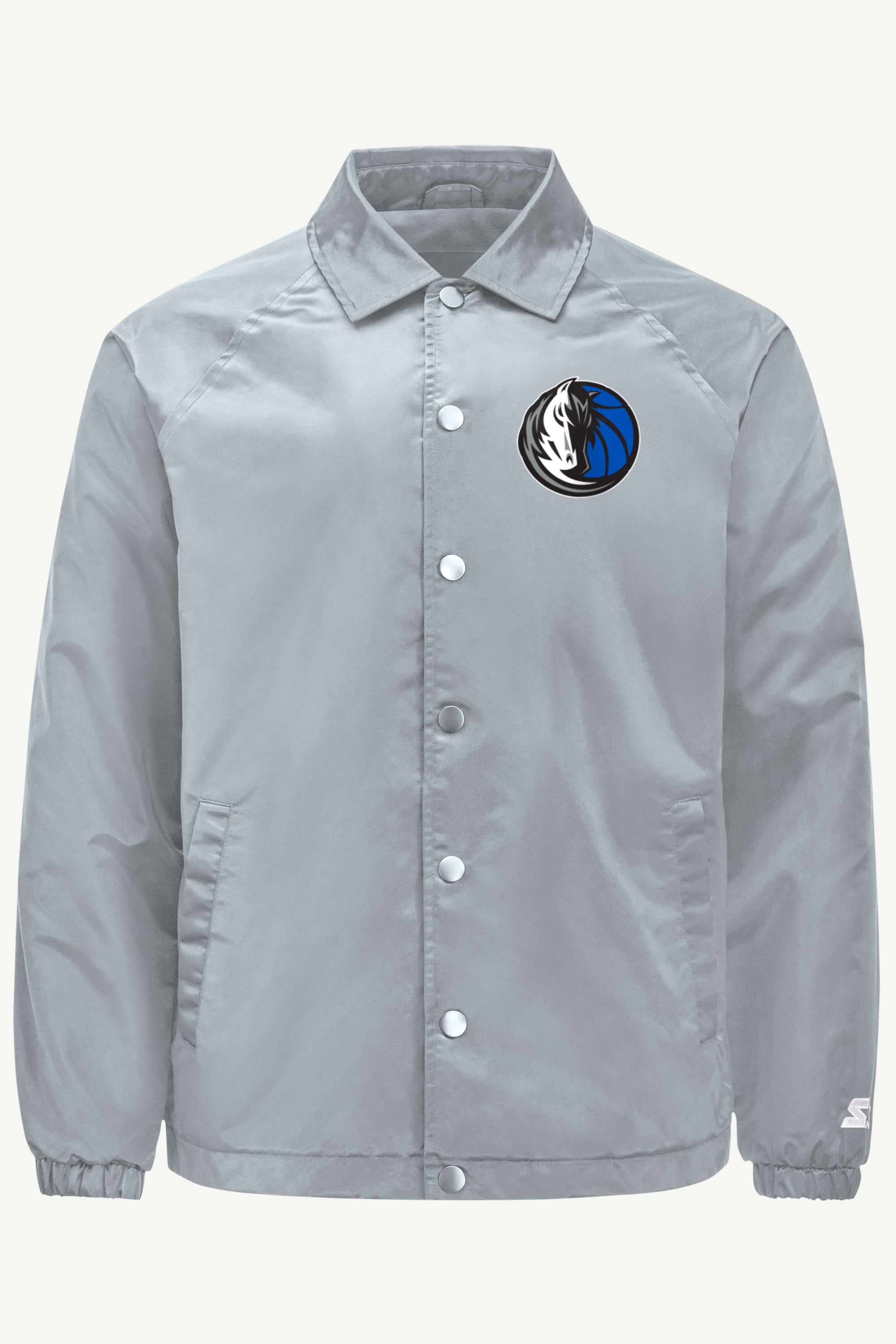 MENS DALLAS MAVERICKS HALF BALL COACHES JACKET View 1