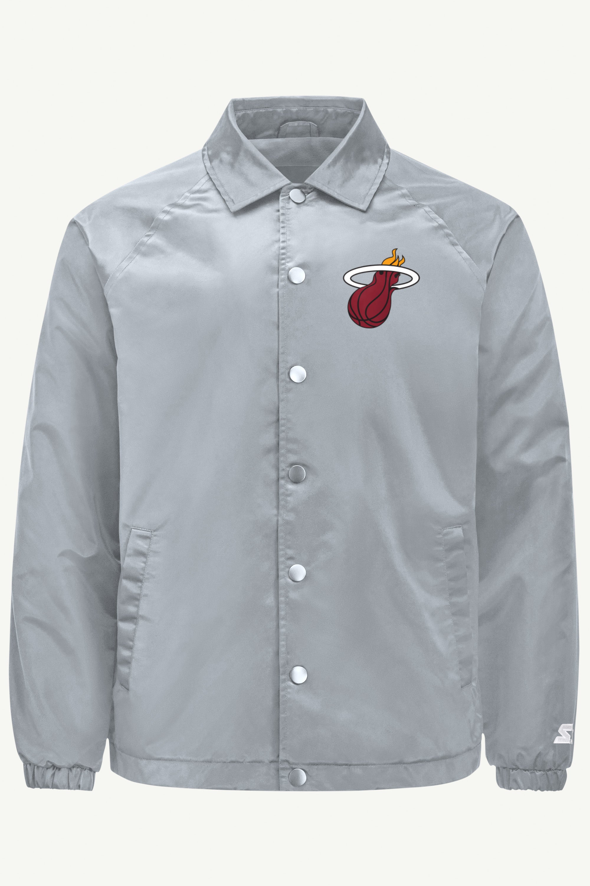 MENS MIAMI HEAT HALF BALL COACHES JACKET View 1 | NBA