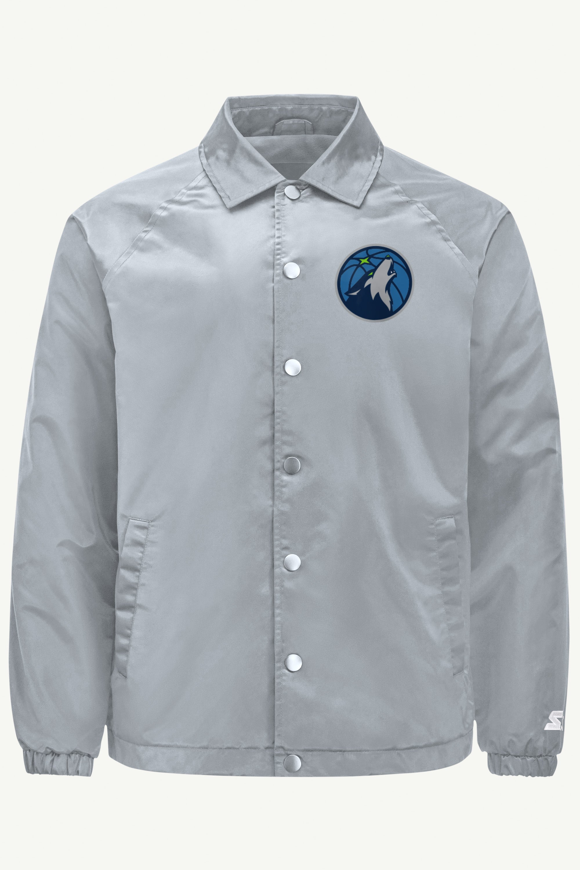 MENS MINNESOTA TIMBERWOLVES HALF BALL COACHES JACKET View 1 | Minnesota Timberwolves