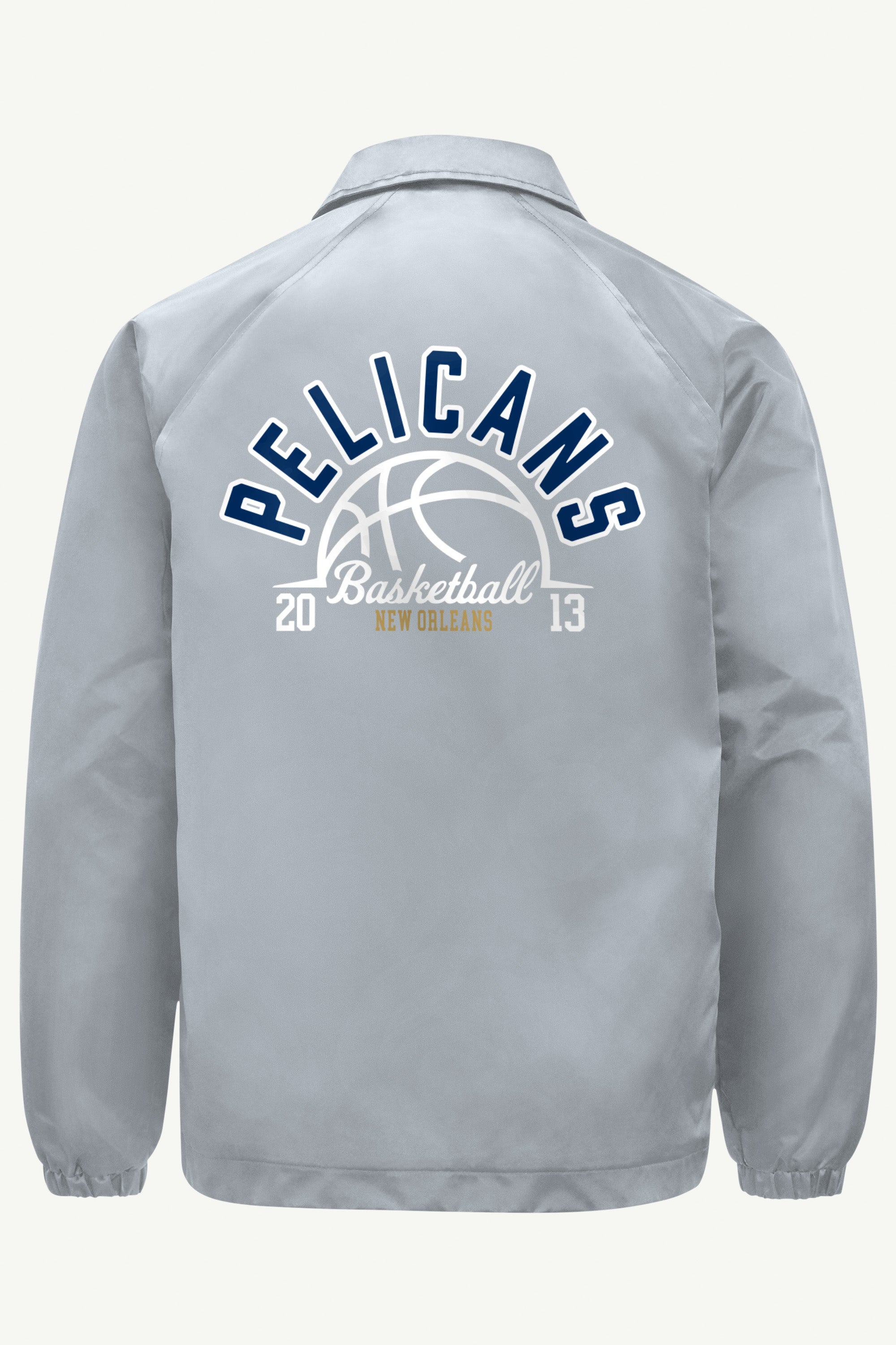 MENS NEW ORLEAN PELICANS HALF BALL COACHES JACKET View 2 | NBA