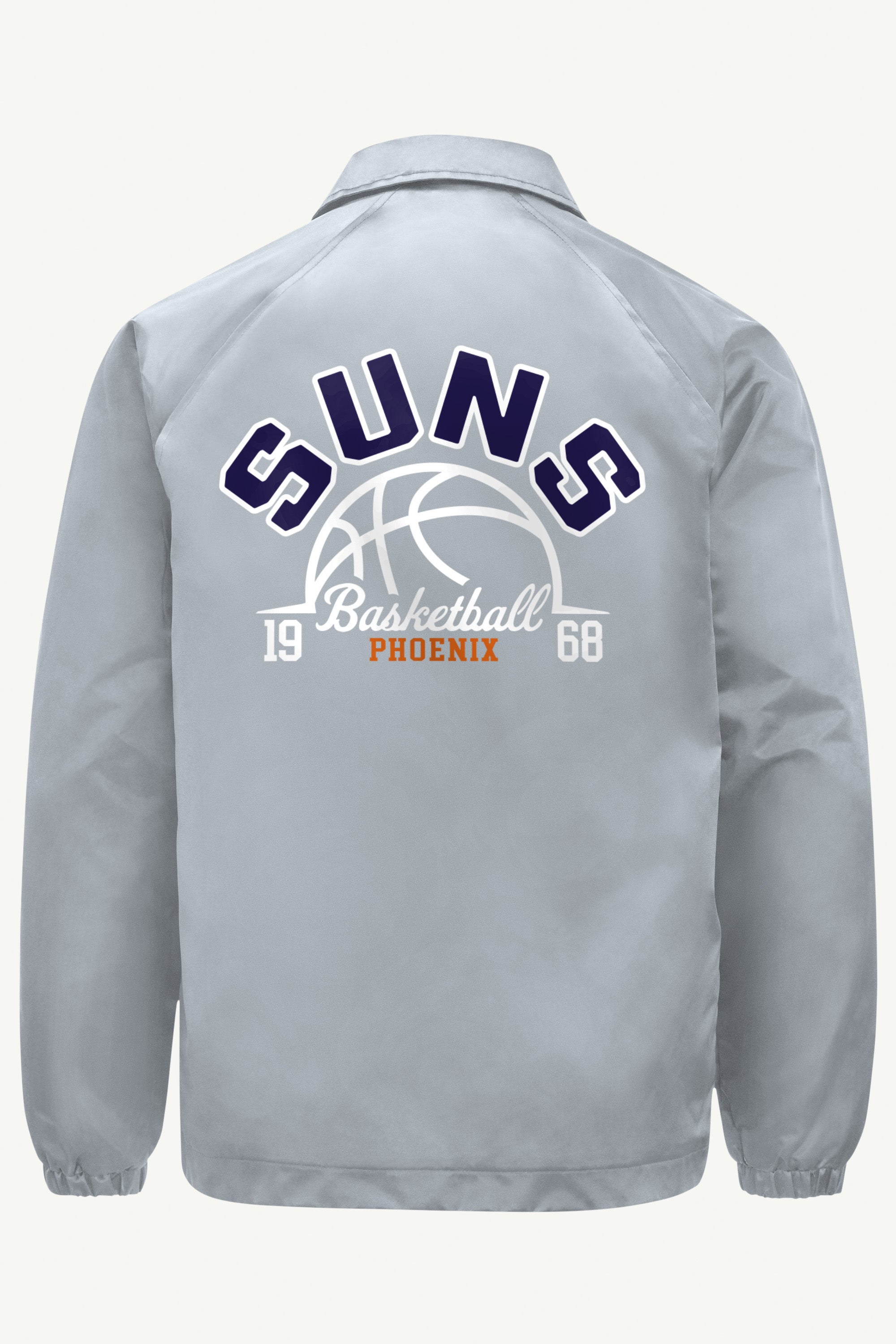 MENS PHOENIX SUNS HALF BALL COACHES JACKET View 2
