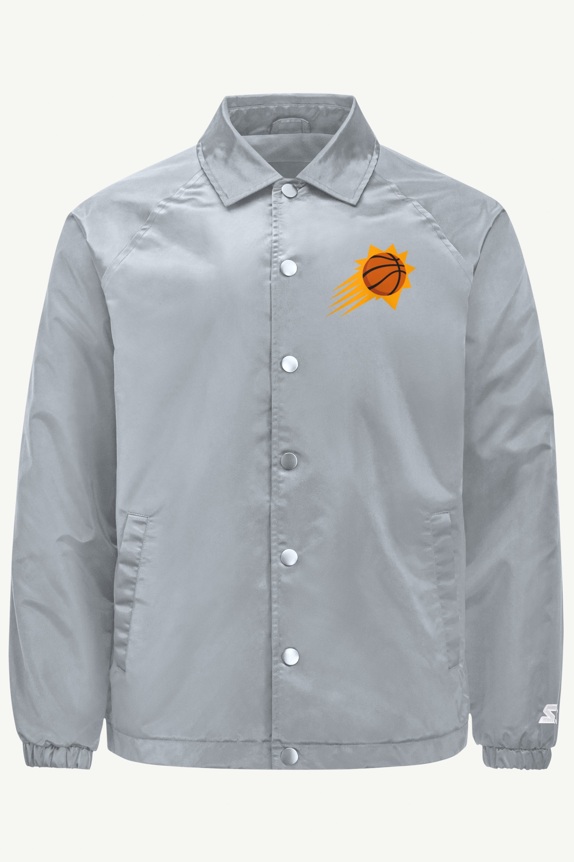 MENS PHOENIX SUNS HALF BALL COACHES JACKET View 1
