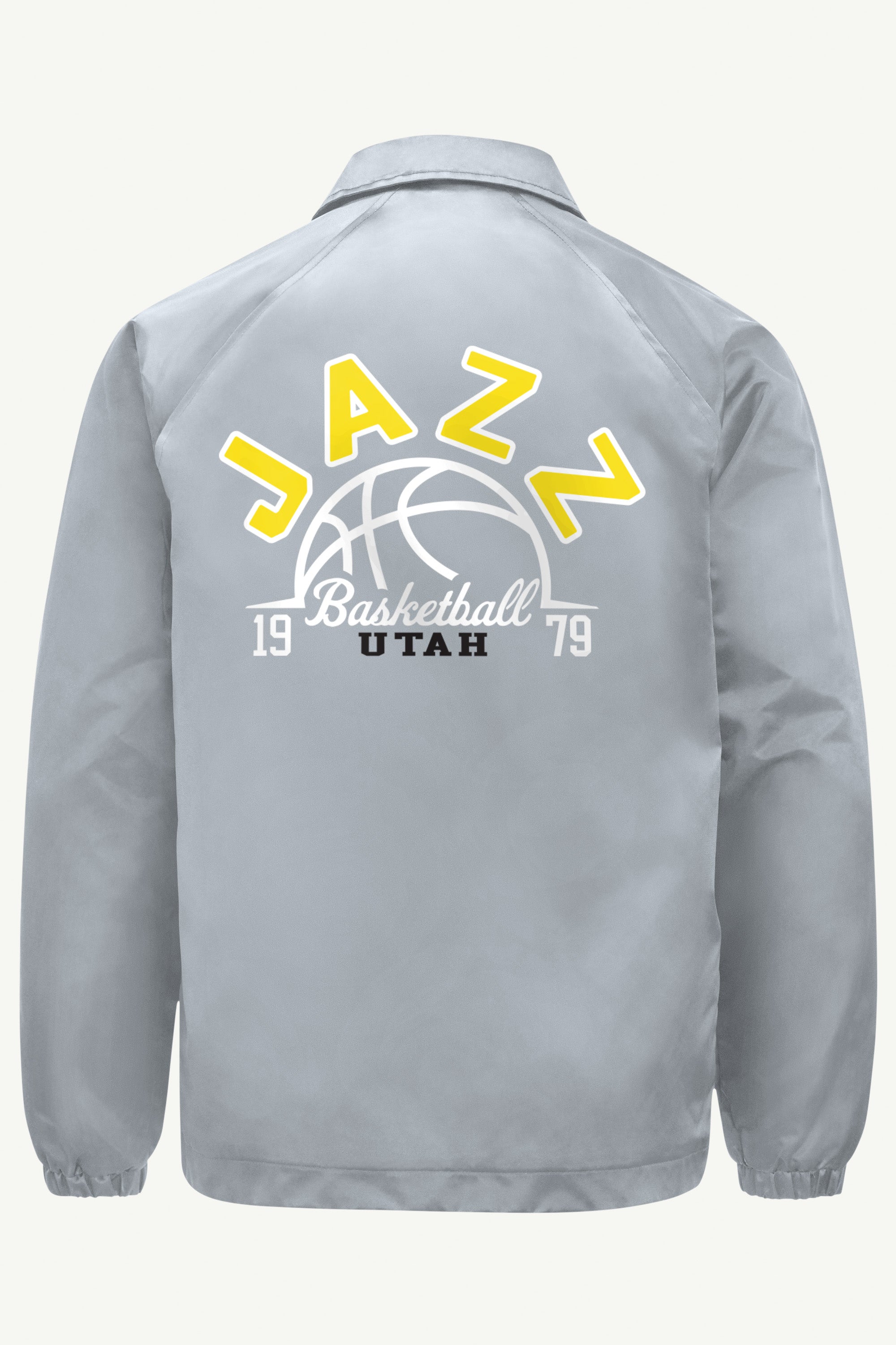 MENS UTAH JAZZ HALF BALL COACHES JACKET View 2