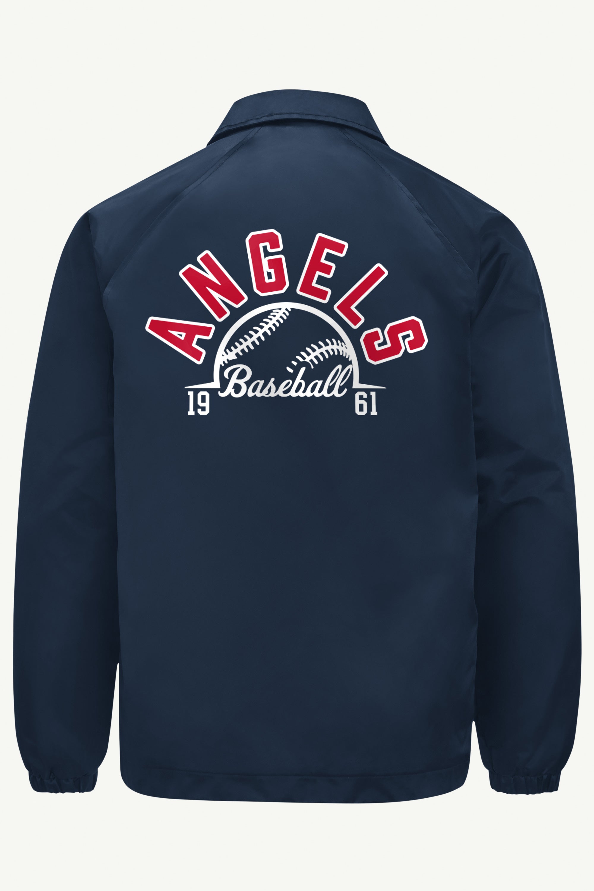 MENS LOS ANGELES ANGELS RETRO COACHES JACKET View 2 | Los Angeles Angels