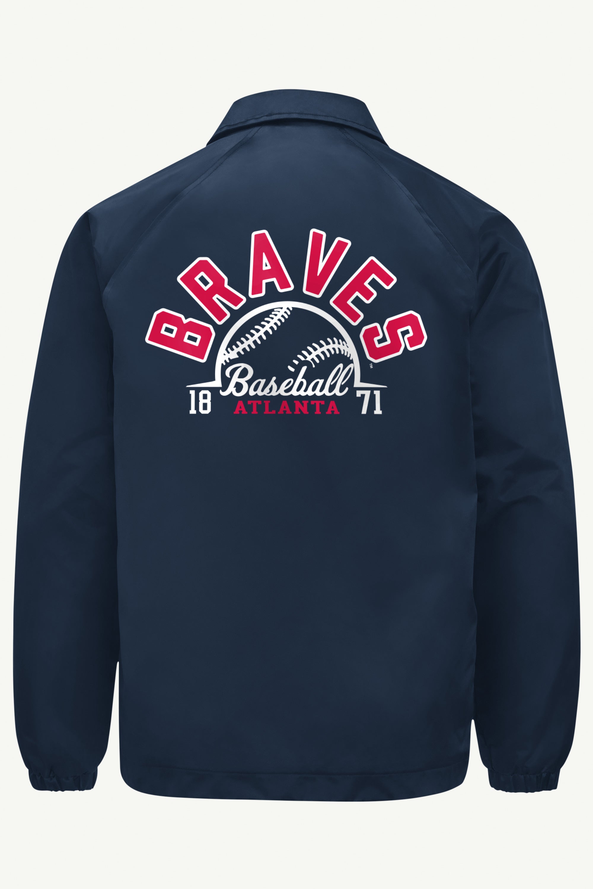 Braves Starter ジャケット ネイビー 中古・古着通販】STARTER (スターター) 90s BRAVES MLB ナイロン