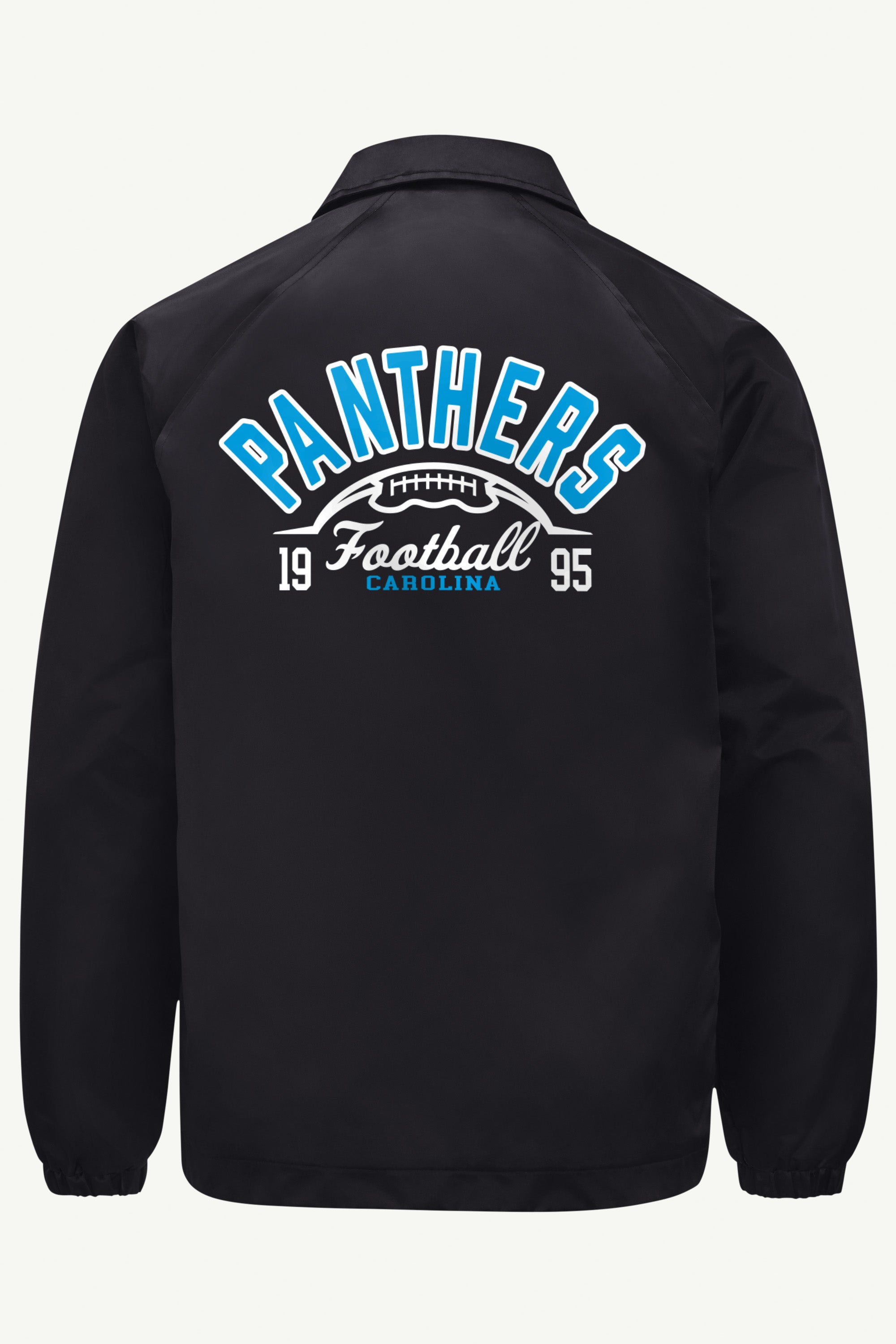 MENS CAROLINA PANTHERS RETRO COACHES JACKET View 2 | Carolina Panthers