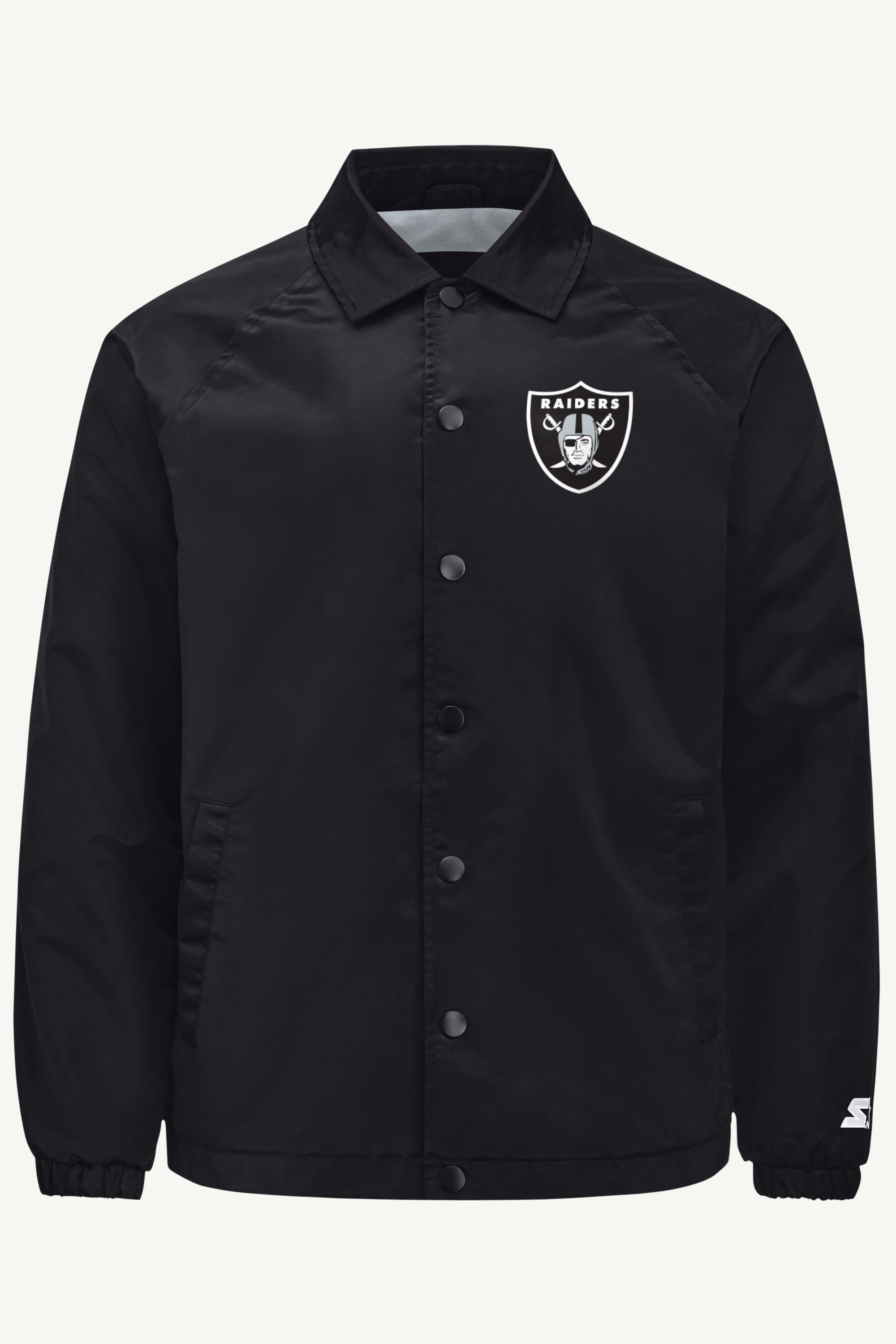 MENS LAS VEGAS RAIDERS RETRO COACHES JACKET View 1 | Las Vegas Raiders MENS LAS VEGAS RAIDERS RETRO COACHES JACKET View 1 | Las Vegas Raiders