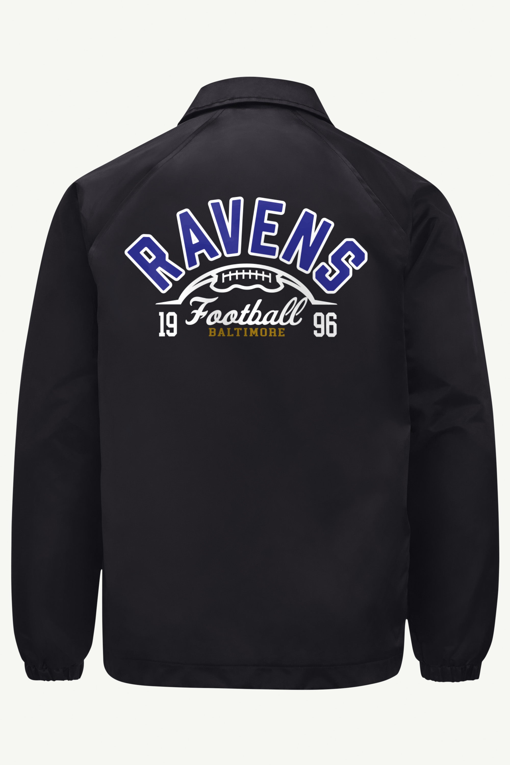 MENS BALTIMORE RAVENS RETRO COACHES JACKET View 2 | Baltimore Ravens