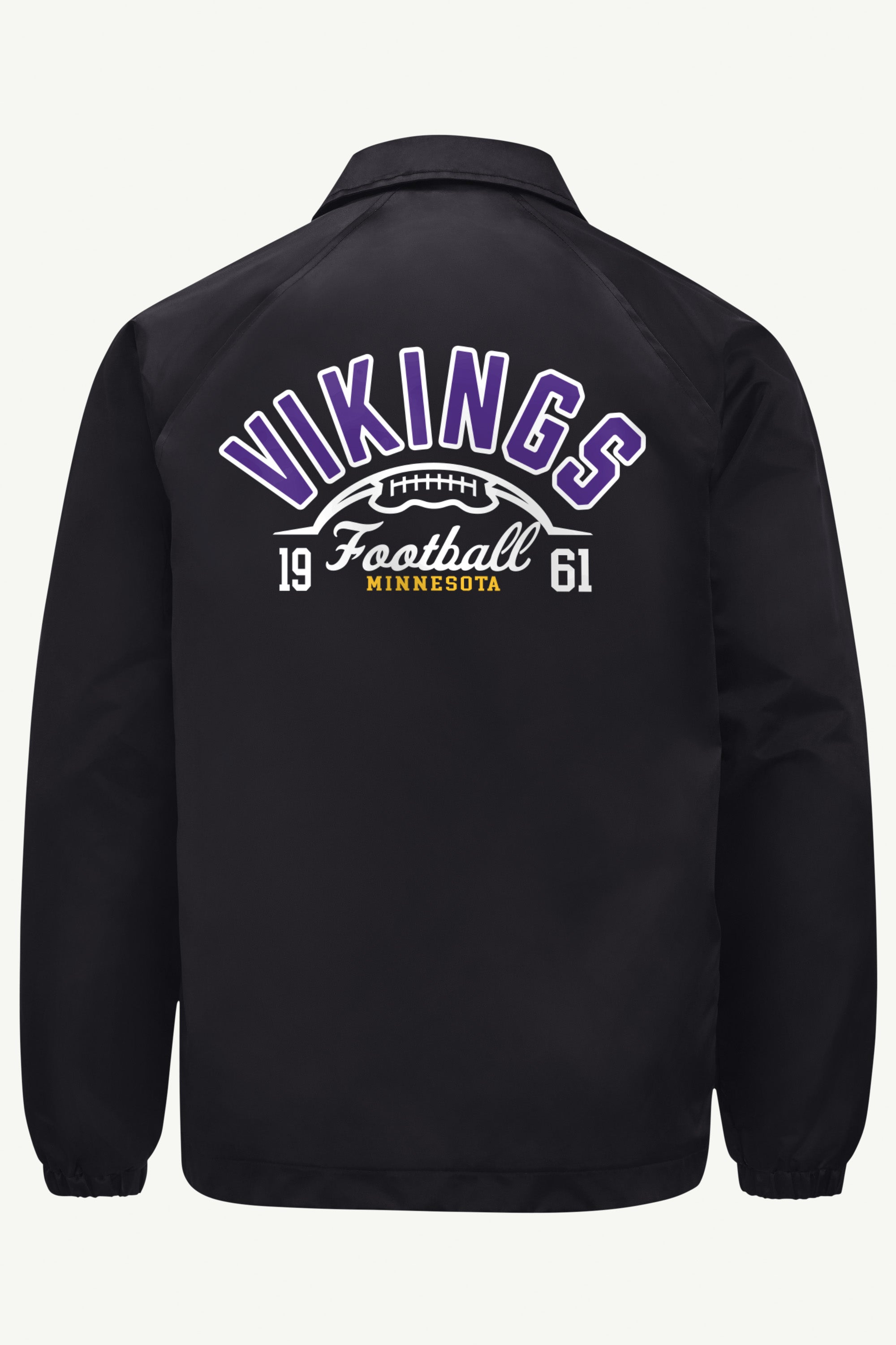 MENS MINNESOTA VIKINGS RETRO COACHES JACKET View 2 | Minnesota Vikings