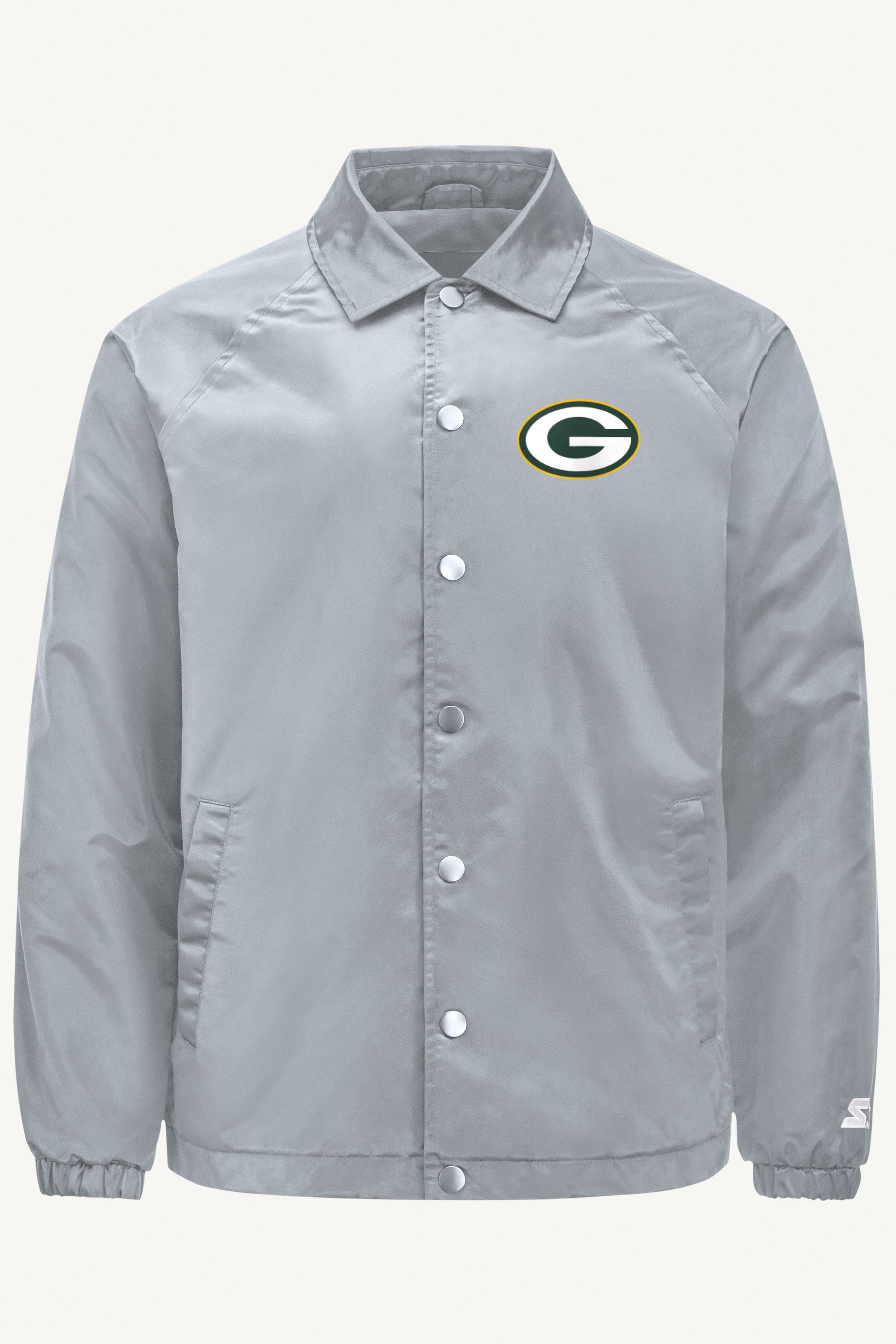 MENS GREEN BAY PACKERS RETRO COACHES JACKET View 1 | Green Bay Packers MENS GREEN BAY PACKERS RETRO COACHES JACKET View 1 | Green Bay Packers