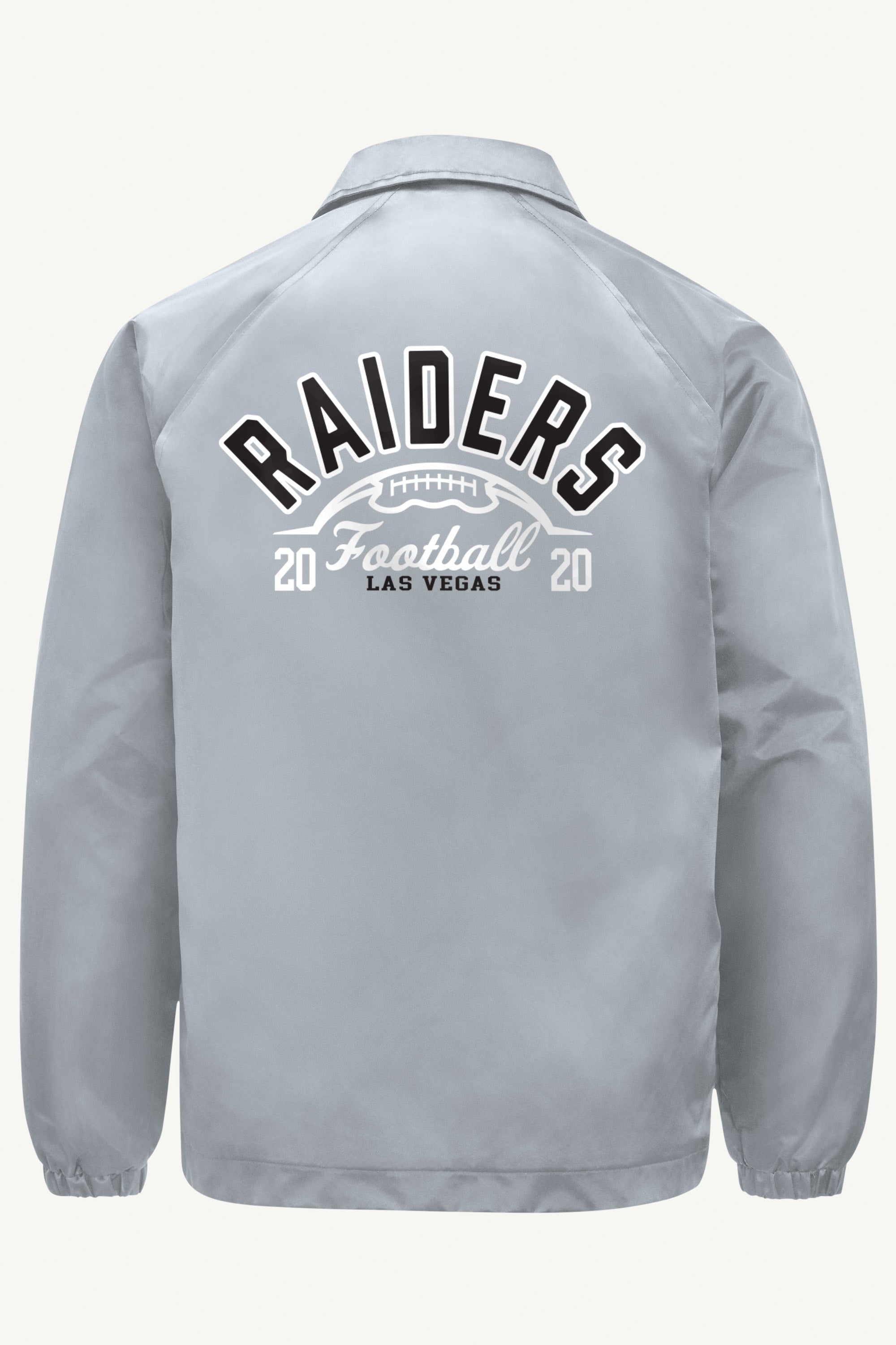 MENS LAS VEGAS RAIDERS RETRO COACHES JACKET View 2 | Las Vegas Raiders MENS LAS VEGAS RAIDERS RETRO COACHES JACKET View 2 | Las Vegas Raiders