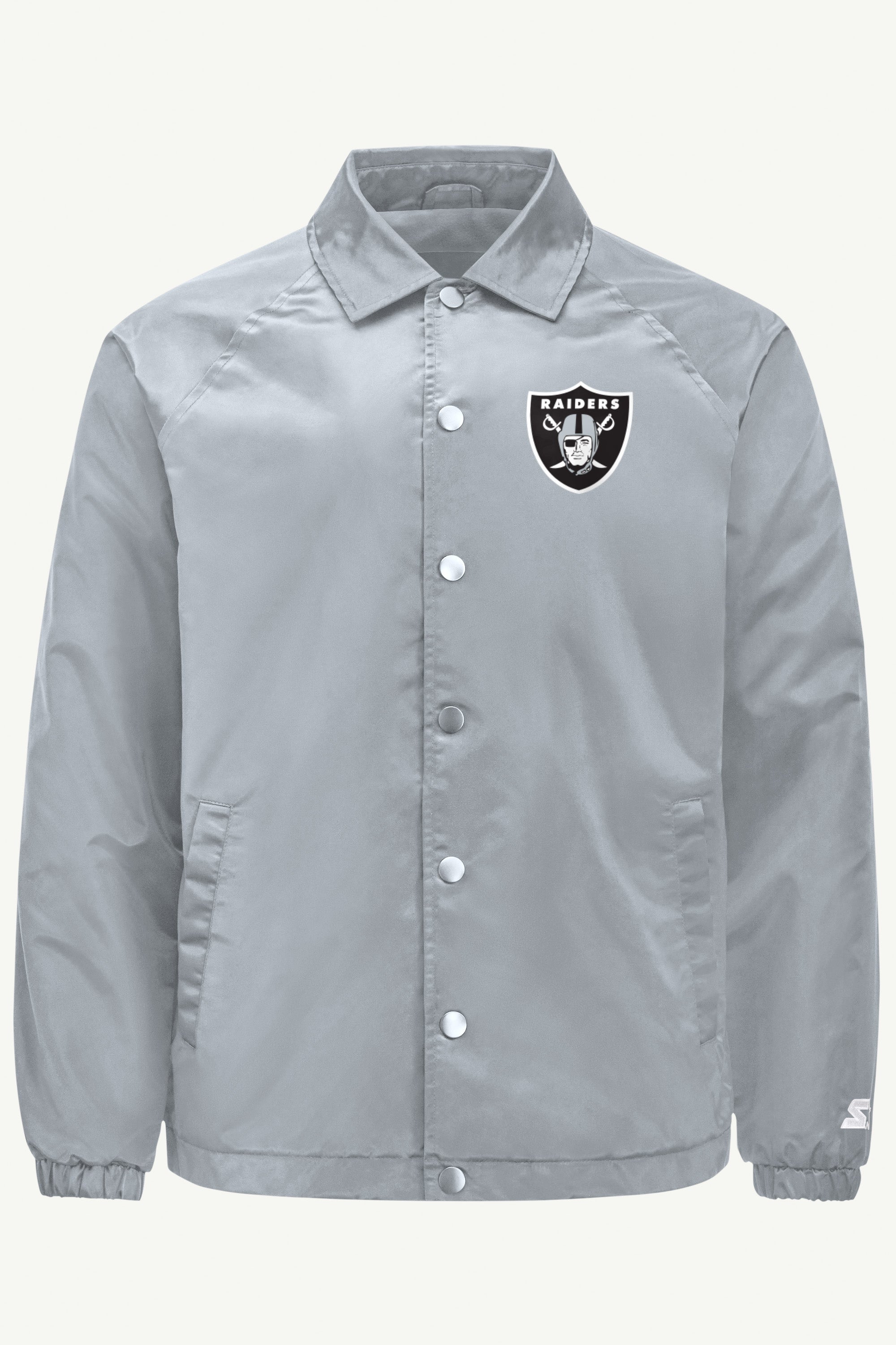 MENS LAS VEGAS RAIDERS RETRO COACHES JACKET View 1 | Las Vegas Raiders MENS LAS VEGAS RAIDERS RETRO COACHES JACKET View 1 | Las Vegas Raiders