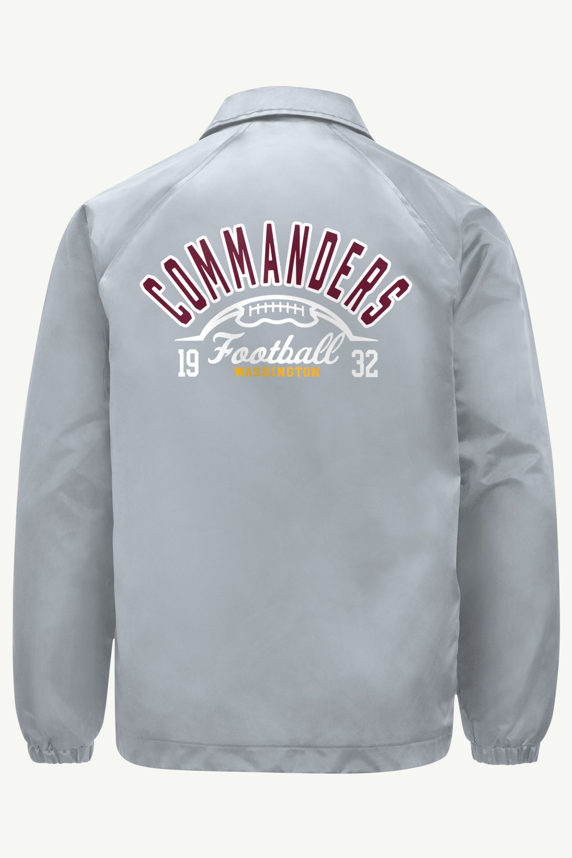MENS WASHINGTON COMMANDERS RETRO COACHES JACKET View 2 | NFL MENS WASHINGTON COMMANDERS RETRO COACHES JACKET View 2 | NFL