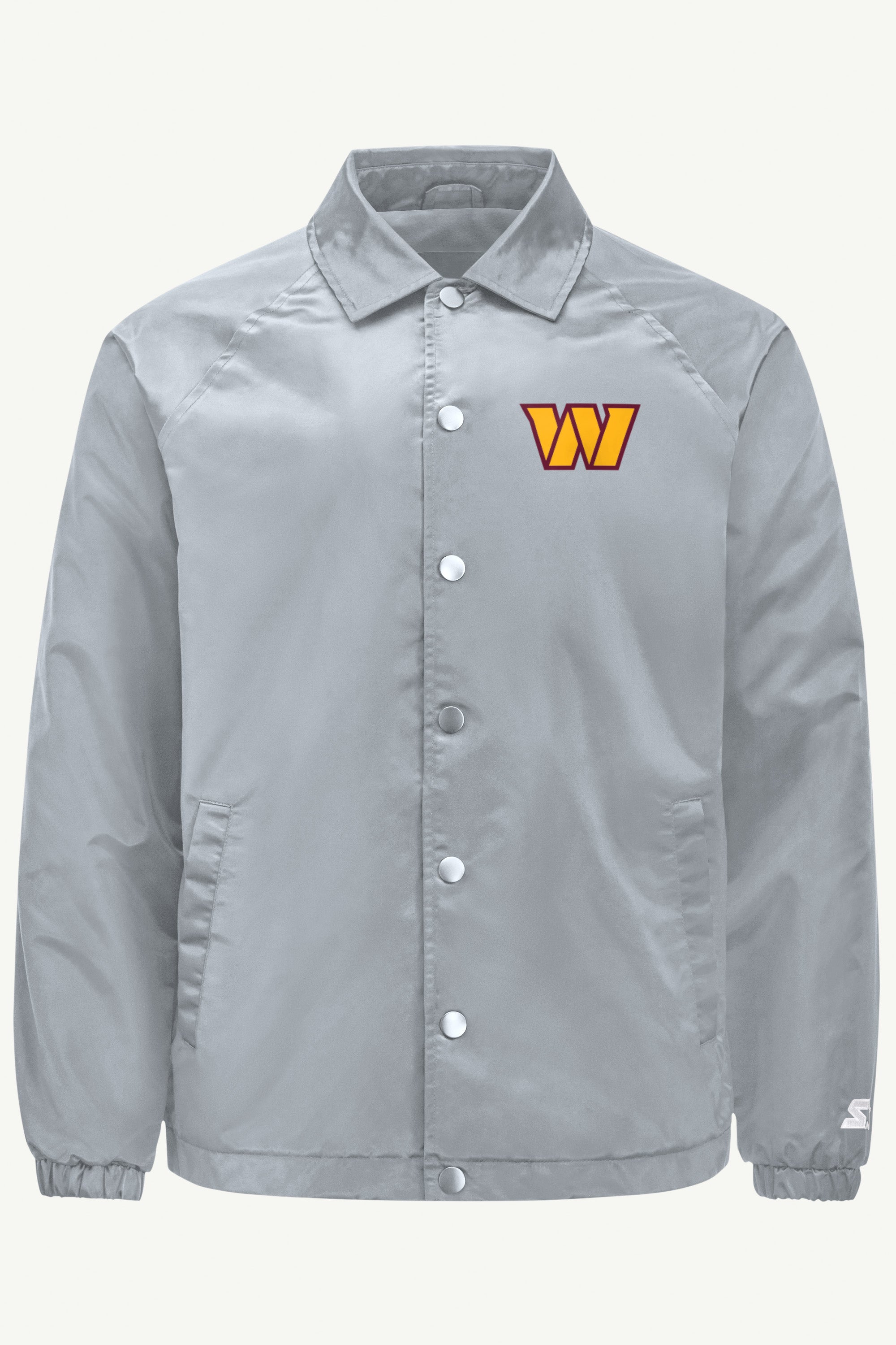 MENS WASHINGTON COMMANDERS RETRO COACHES JACKET View 1 | NFL MENS WASHINGTON COMMANDERS RETRO COACHES JACKET View 1 | NFL