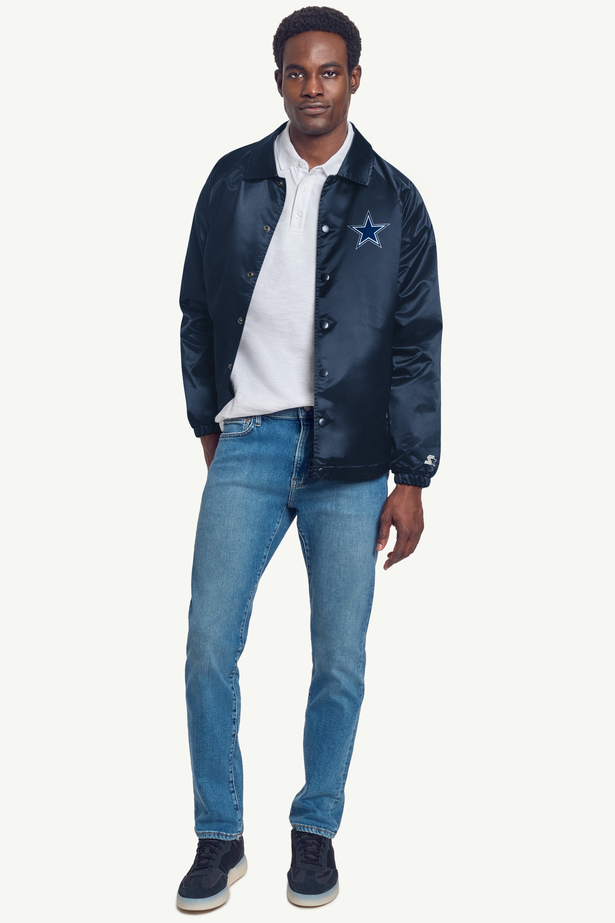 MENS DALLAS COWBOYS RETRO COACHES JACKET View 4 | NFL
