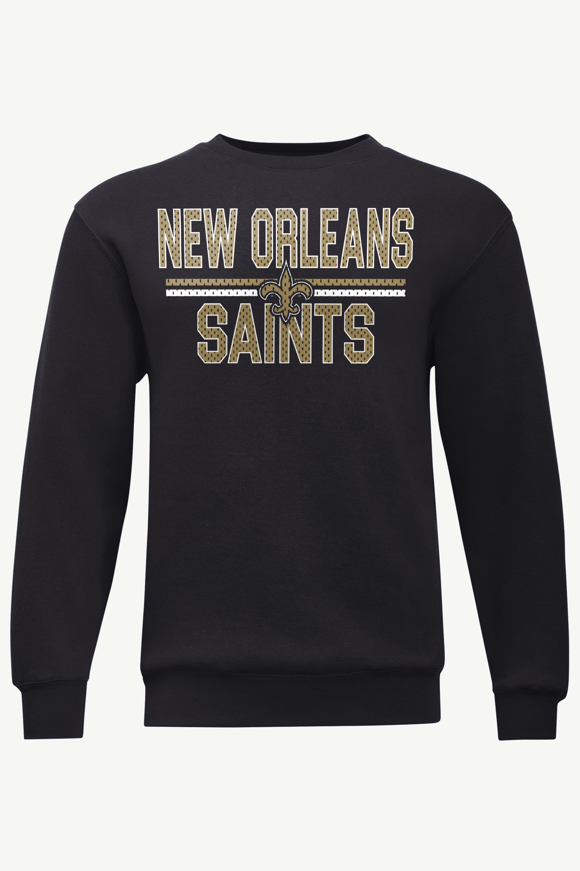 MENS NEW ORLEANS SAINTS MESH LOOK SWEATSHIRT View 1 | New Orleans Saints