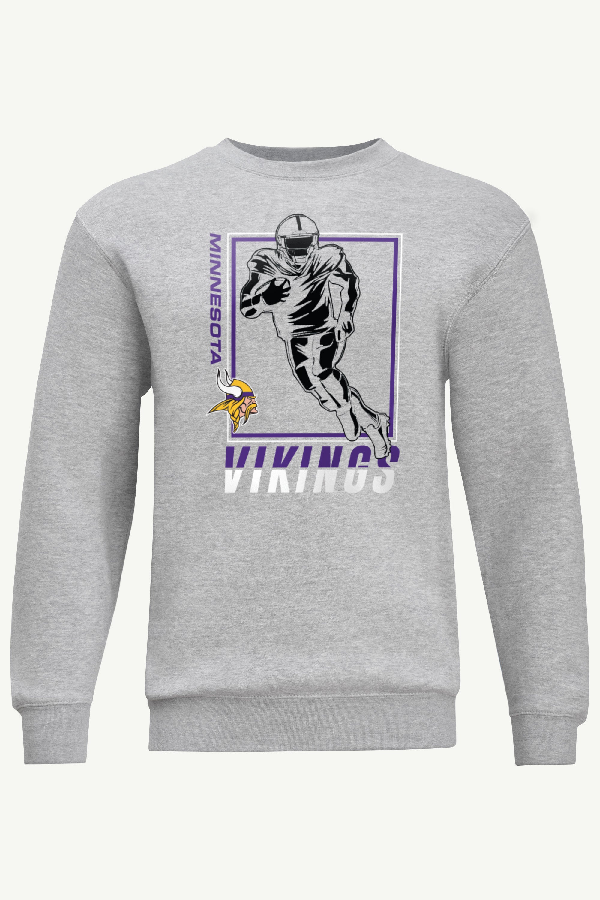MENS MINNESOTA VIKINGS PLAYER GRID SWEATSHIRT View 1 | Minnesota Vikings