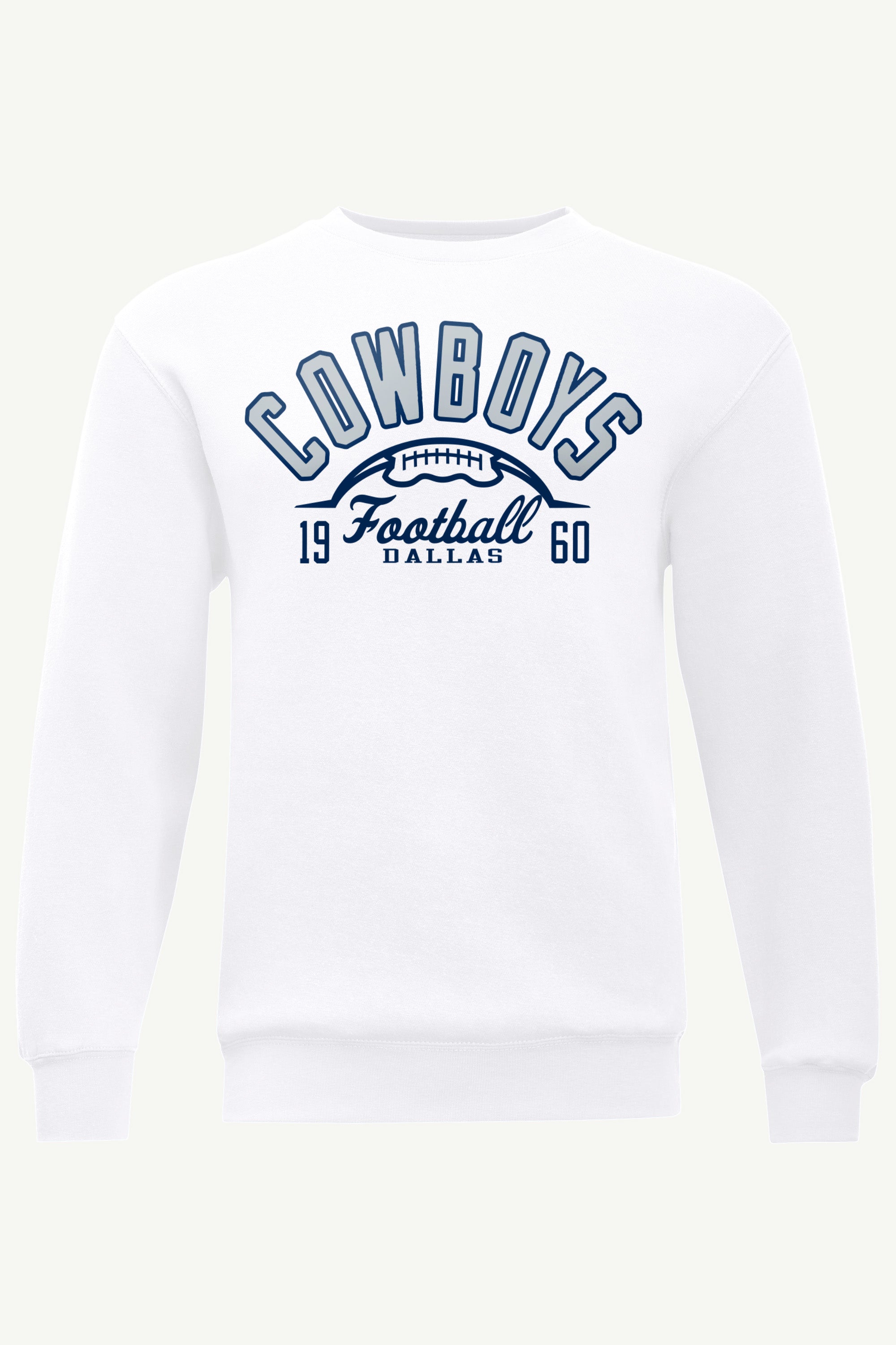 MENS DALLAS COWBOYS HALF BALL SWEATSHIRT View 1