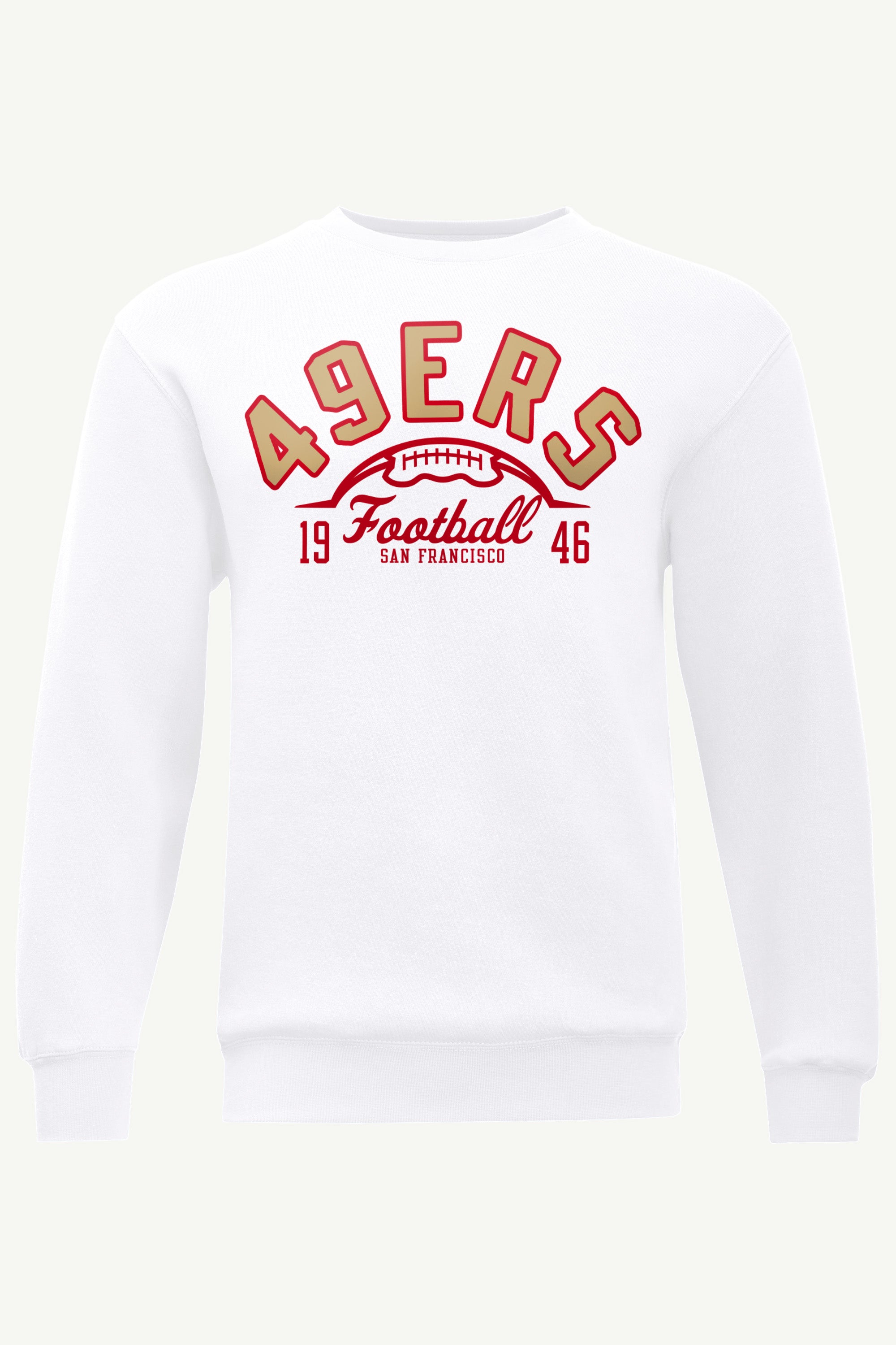 MENS SAN FRANCISCO 49ERS HALF BALL SWEATSHIRT View 1 | NFL MENS SAN FRANCISCO 49ERS HALF BALL SWEATSHIRT View 1 | NFL