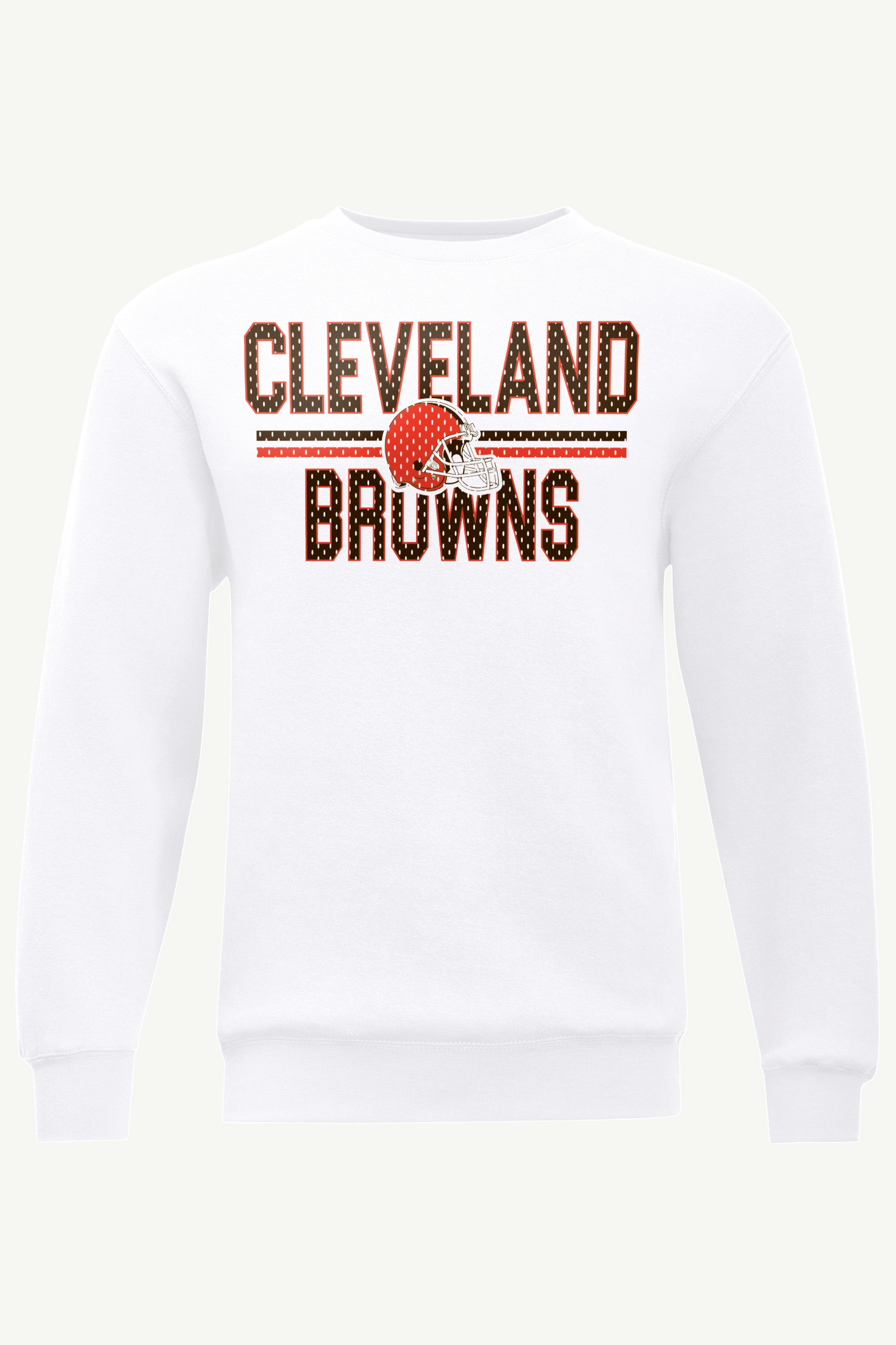 MENS CLEVELAND BROWNS MESH LOOK SWEATSHIRT View 1 | Cleveland Browns